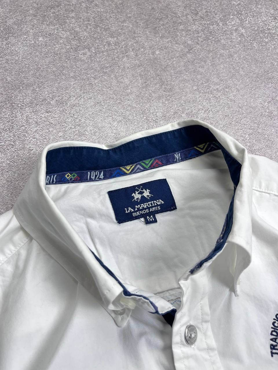 La Martina × Vintage Vintage La Martina Big Logo Polo Shirt Y2K M Size US L / EU 52-54 / 3 - 10 Thumbnail