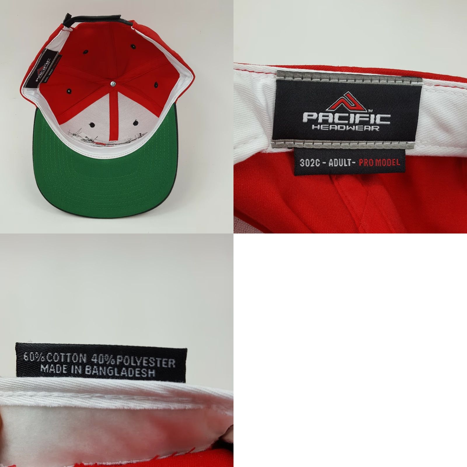 Champion VINTAGE ISA Champions Softball Snapback Hat Sports Association Baseball Cap Red Size ONE SIZE - 8 Thumbnail