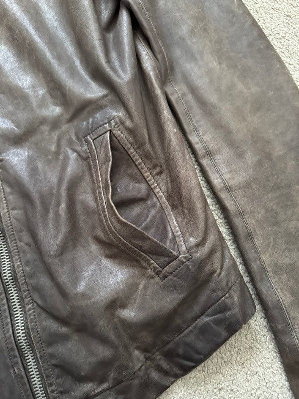 Rick Owens Rick Owens SS11 “Anthem” Intarsia Leather Jacket Size US XS / EU 42 / 0 - 6 Thumbnail