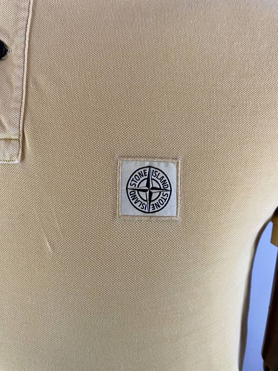 Stone Island Stone Island Polo Program Patch Tee T Shirt Yellow Size US M / EU 48-50 / 2 - 5 Thumbnail