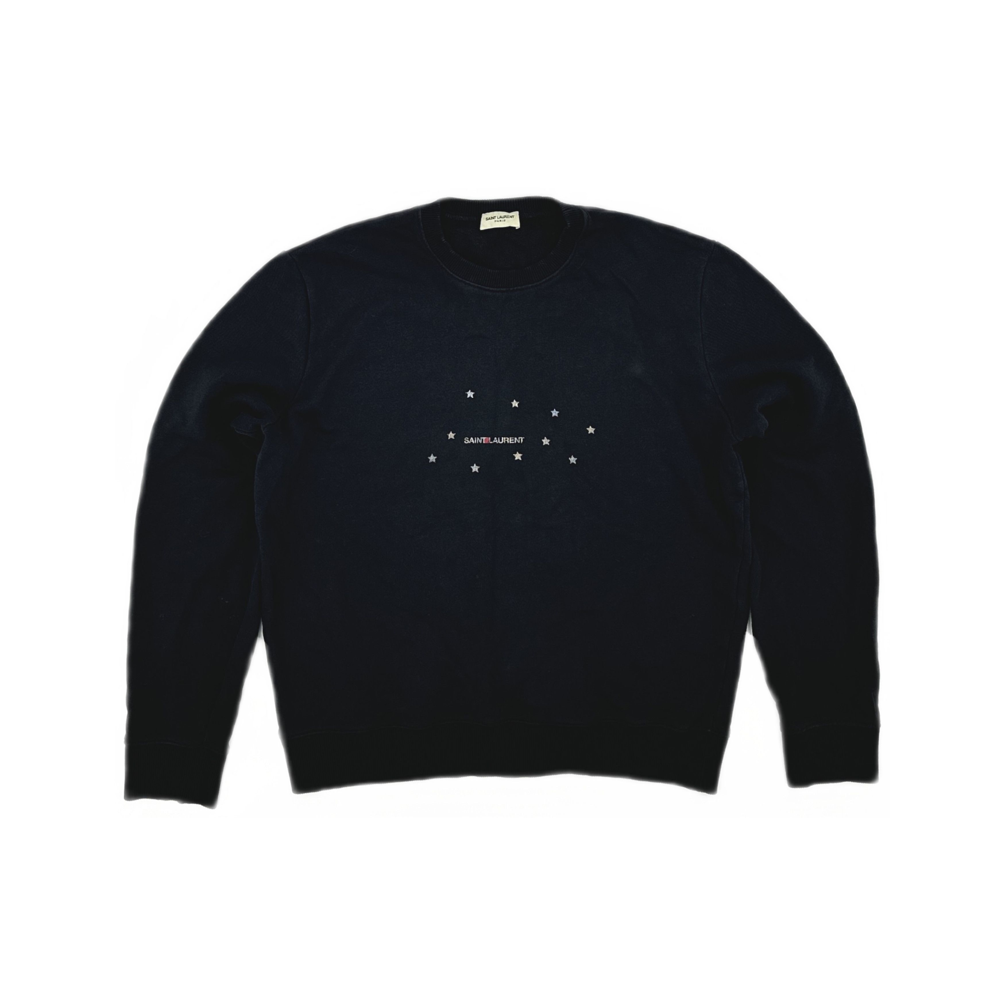 Saint Laurent Paris Saint Laurent Star Logo Sweatshirt Size L Size L / US 10 / IT 46 - 1 Thumbnail
