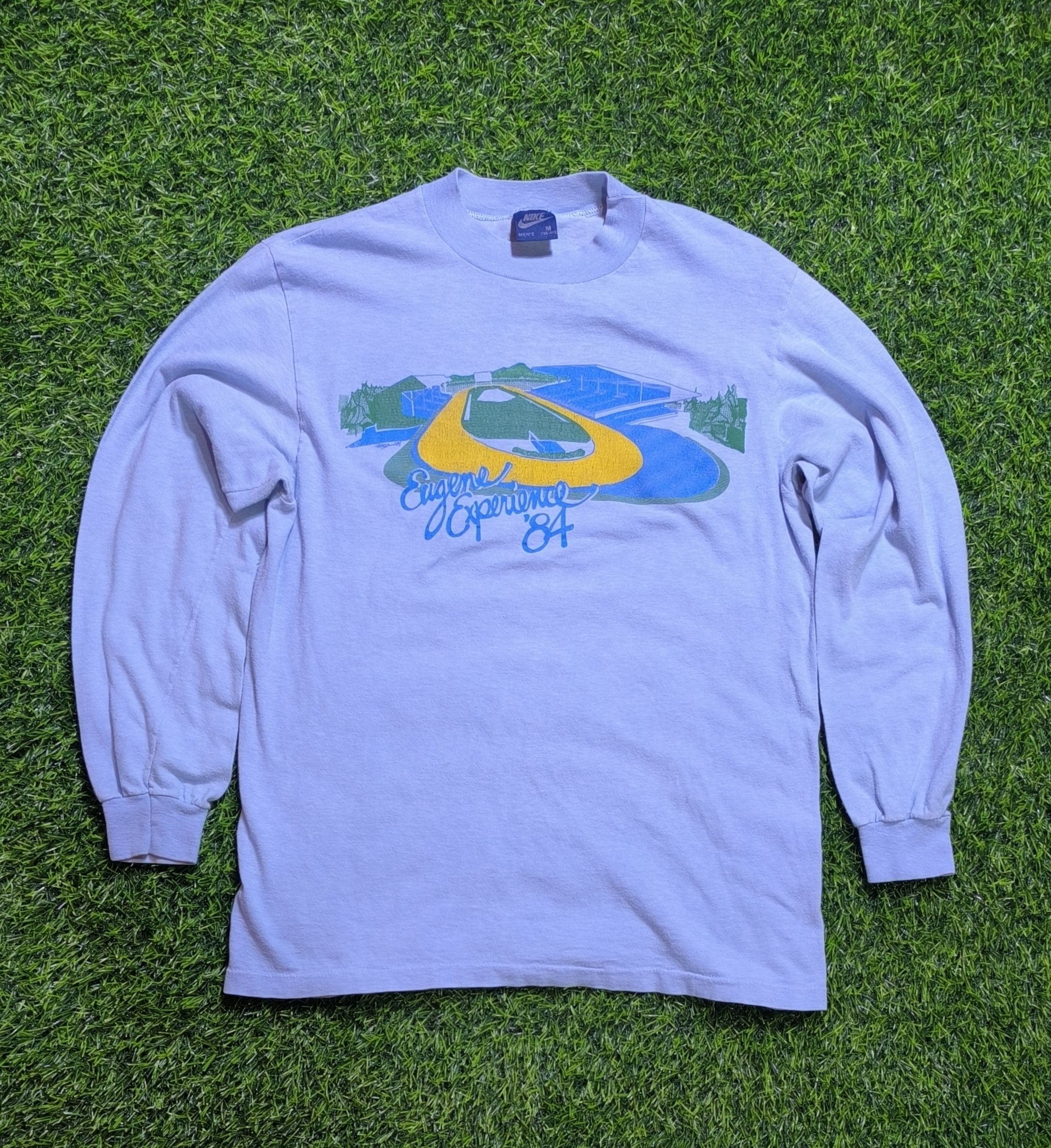 Nike × Vintage Rare Nike "Eugene experience" 1984 longsleeves promo Size US M / EU 48-50 / 2 - 1 Thumbnail