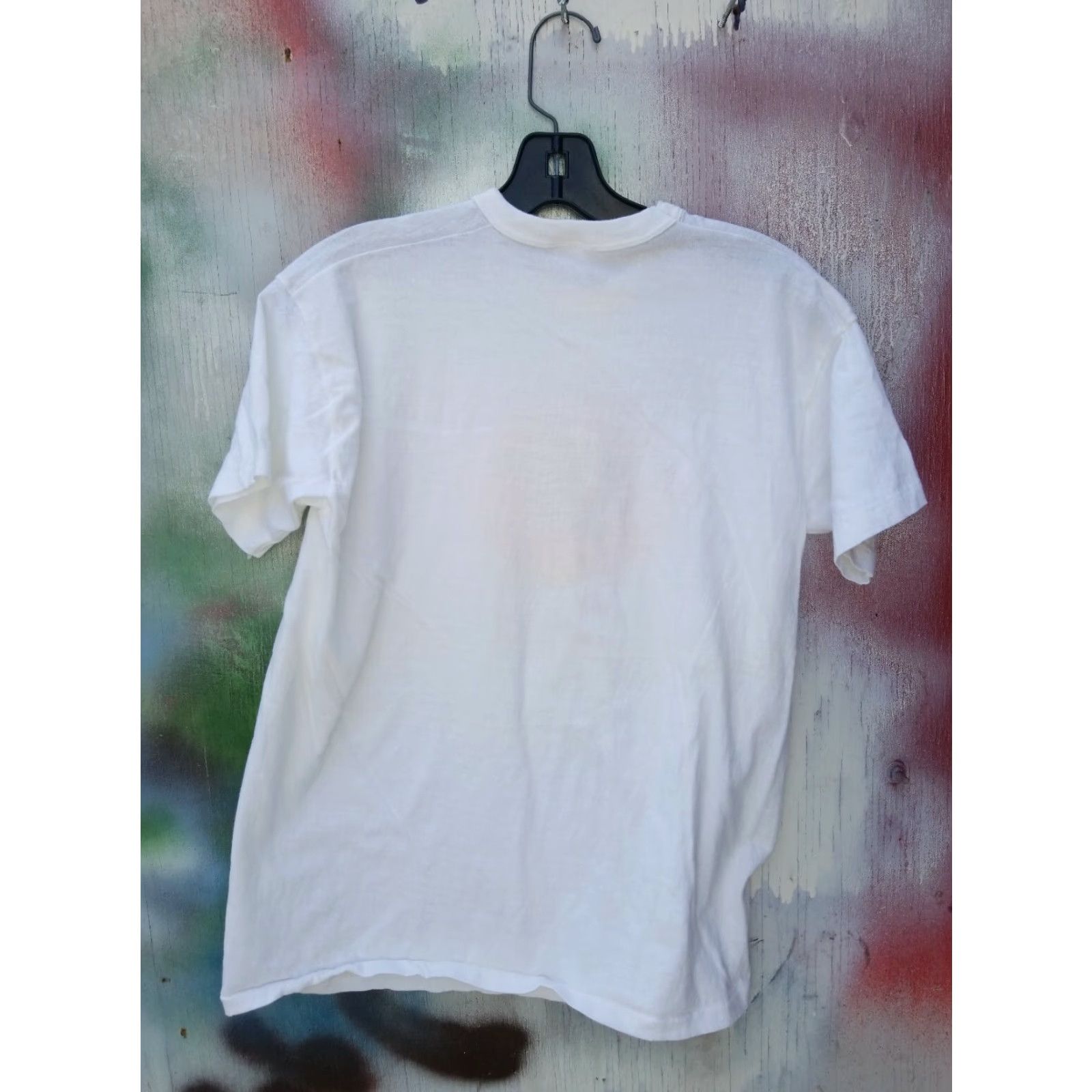 Russell Athletic VINTAGE Russell Athletic 70s T-Shirt Men L White Pop Art PUCKER UP Lemon Graphic Print Short Sleeve Crew Neck Regular Fit Size US L / EU 52-54 / 3 - 3 Thumbnail