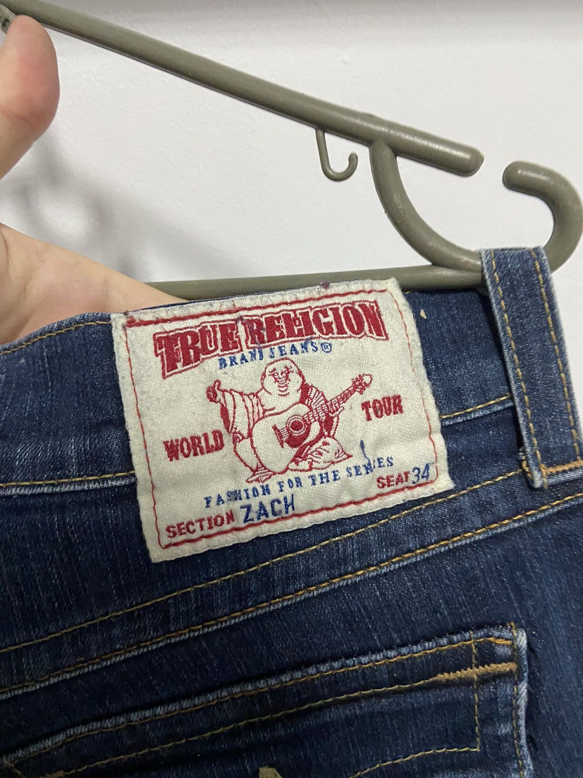 True Religion × Vintage True Religion zach jeans Pants Selvedge Vintage Size US 32 / EU 48 - 3 Thumbnail
