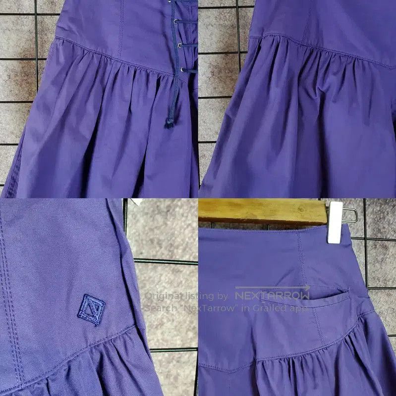 Dior Dior Purple Cotton Logo Embroidered Casual Pants . Size 26" / US 2 / IT 38 - 6 Thumbnail