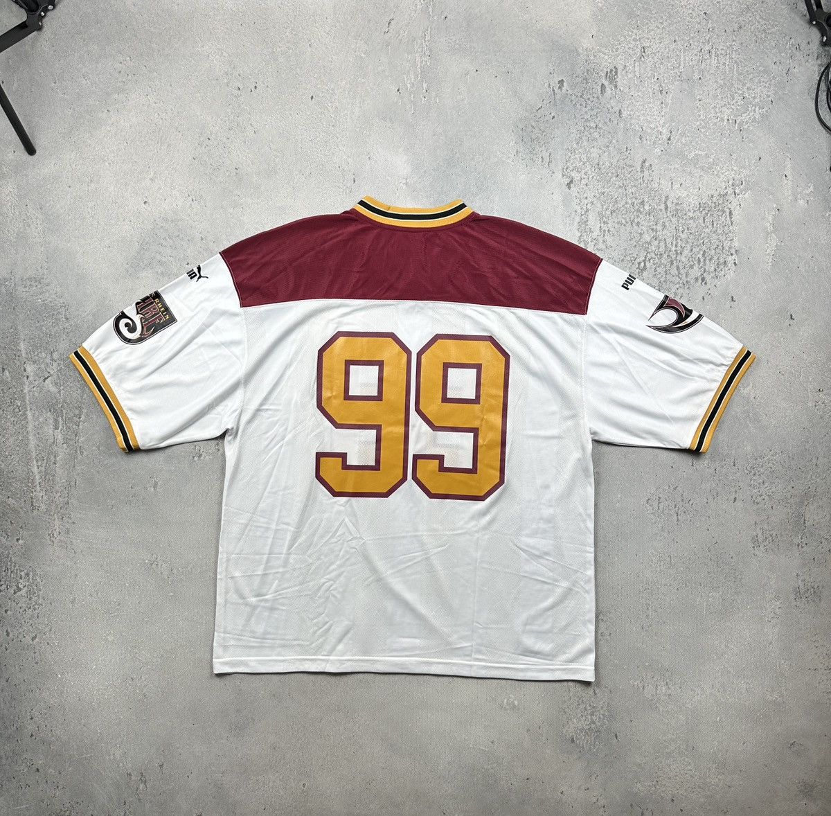 Puma Vintage 2000 Rhein Fire Fitzpatrick #99 Puma Football Jersey Size US XXL / EU 58 / 5 - 2 Thumbnail