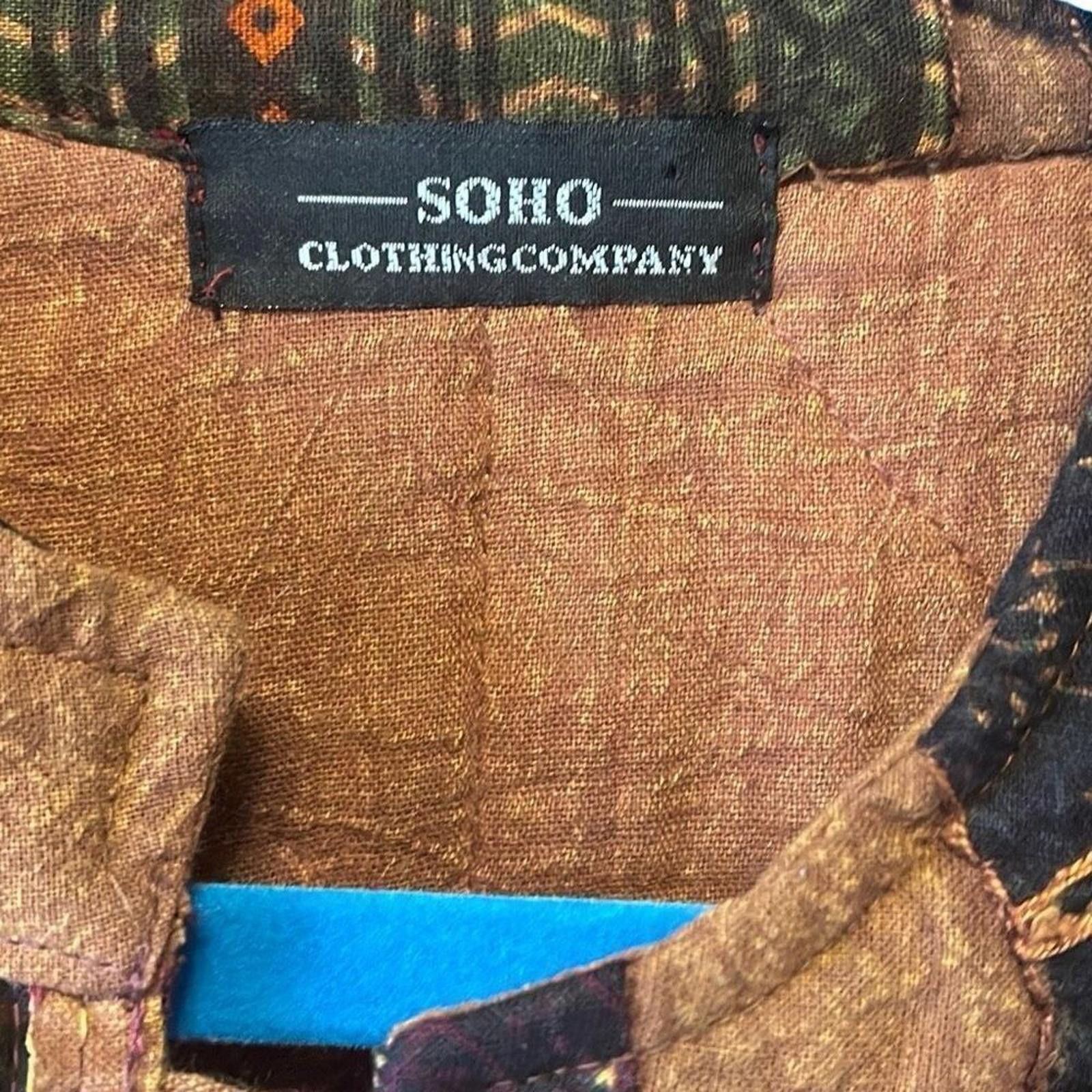 Schott Soho Clothing Company elephant tapestry jacket one size Size ONE SIZE - 5 Thumbnail