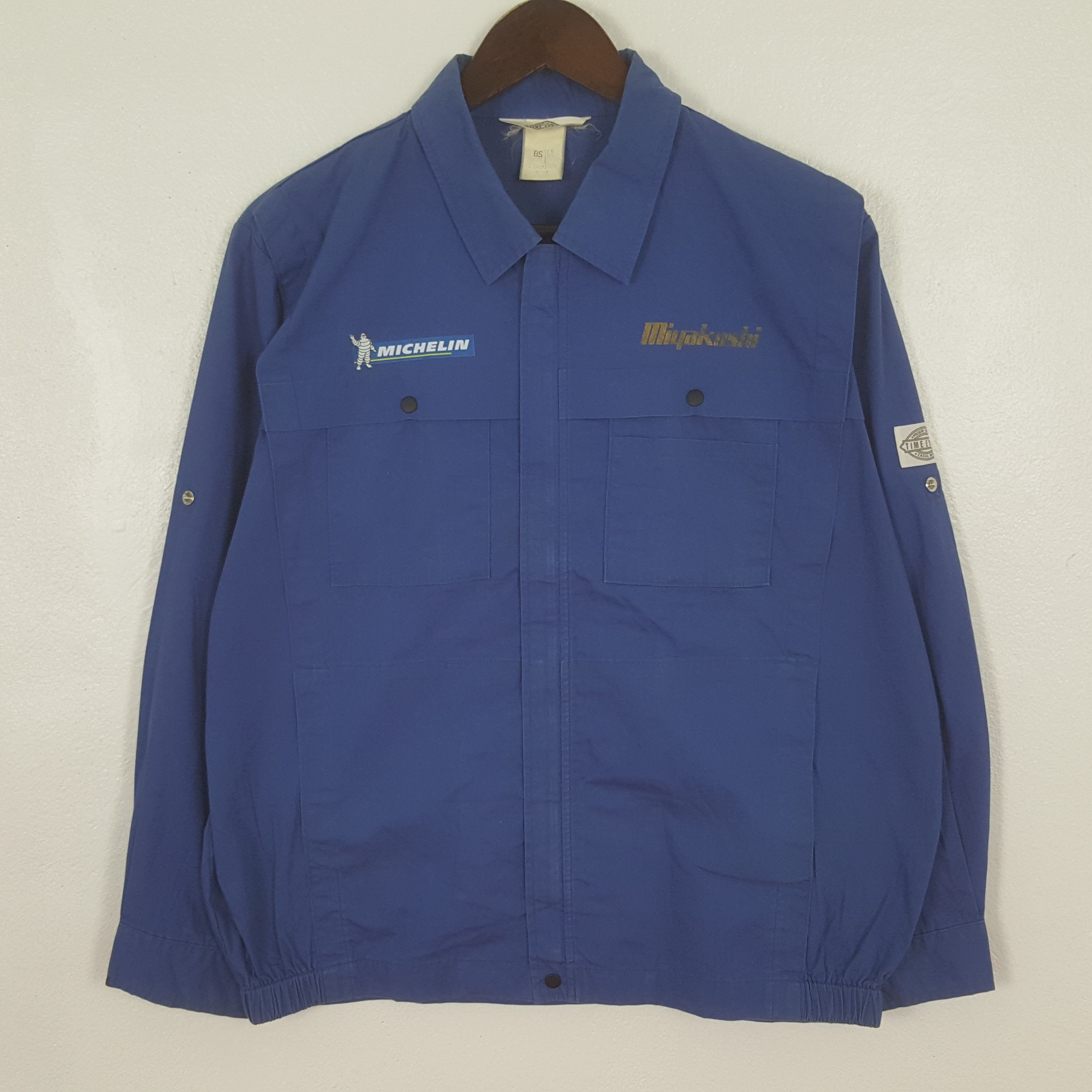 Japanese Brand Vintage Japan Worker Michelin Custom Uniform Jacket Size US M / EU 48-50 / 2 - 3 Thumbnail