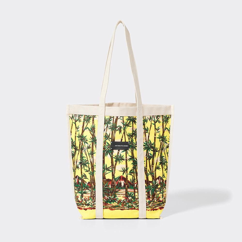 Art Comes First × GU 🇯🇵 Ltd Beautiful People GU Aloha Motif Canvas Shoulder Bag Size ONE SIZE - 1 Thumbnail