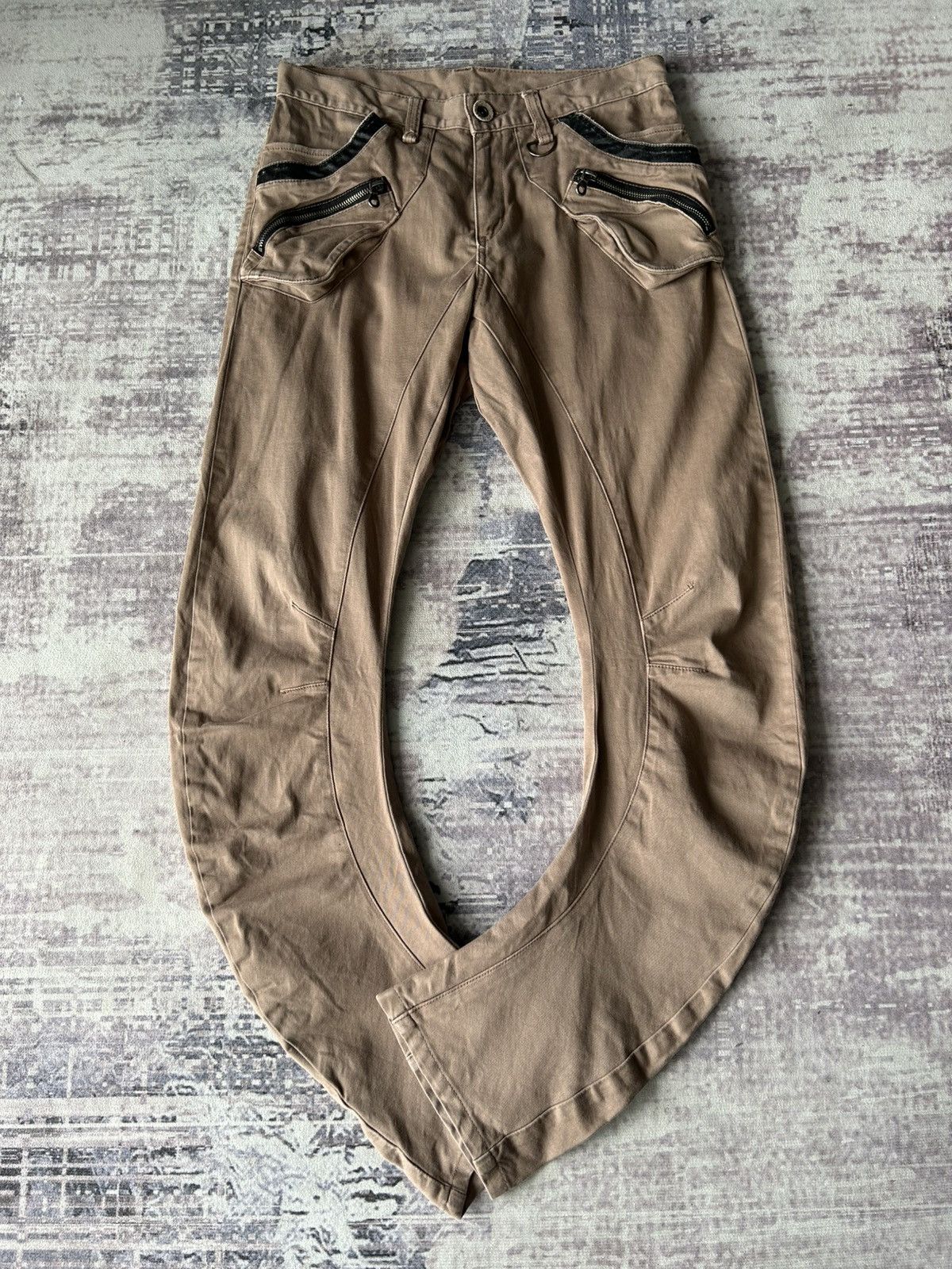 PPFM PPFM Curly Brown Pants Size US 31 - 1 Thumbnail
