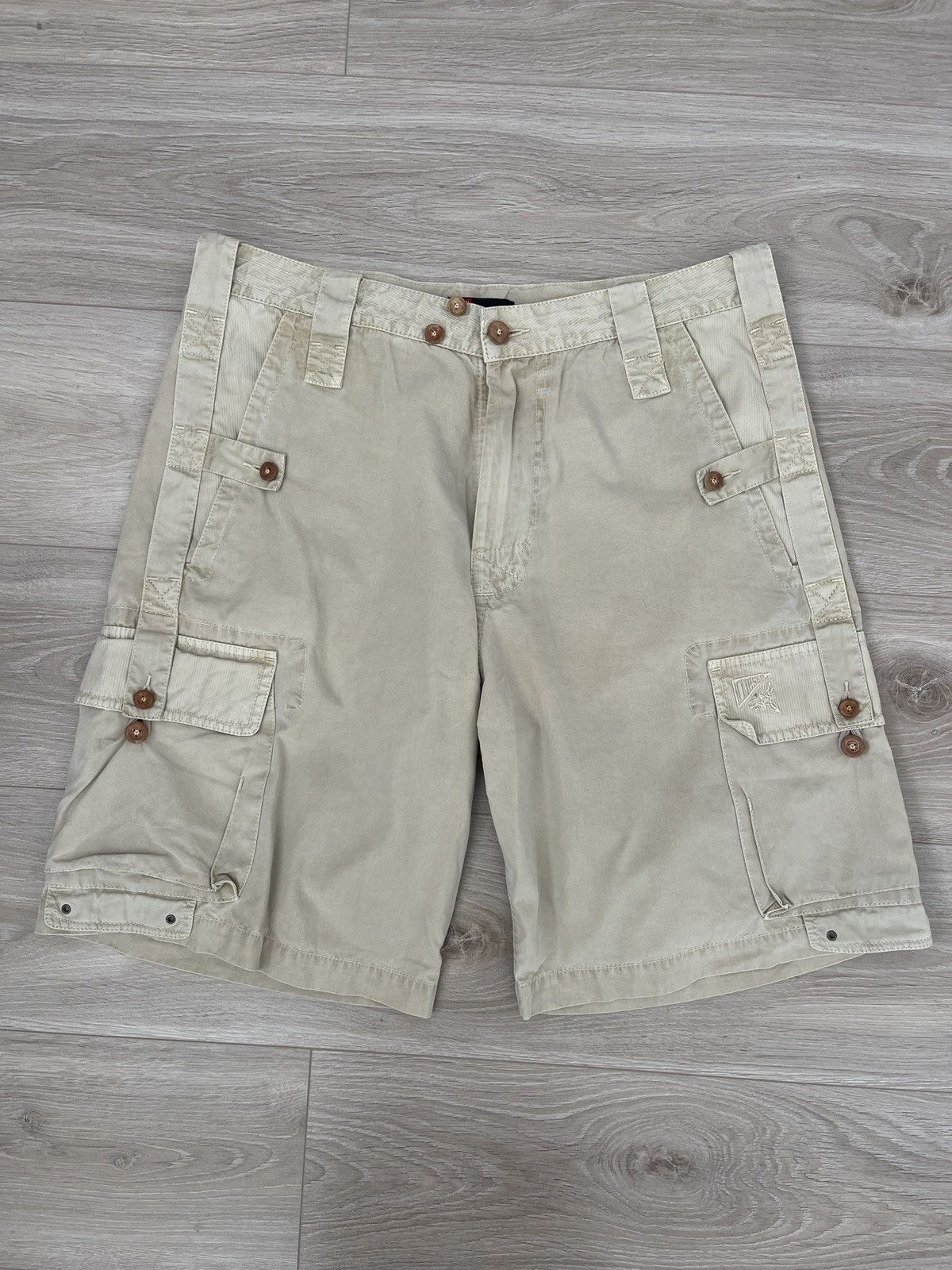Diesel 🔥Vintage Diesel cargo shorts size 33 beige Size US 33 - 5 Thumbnail