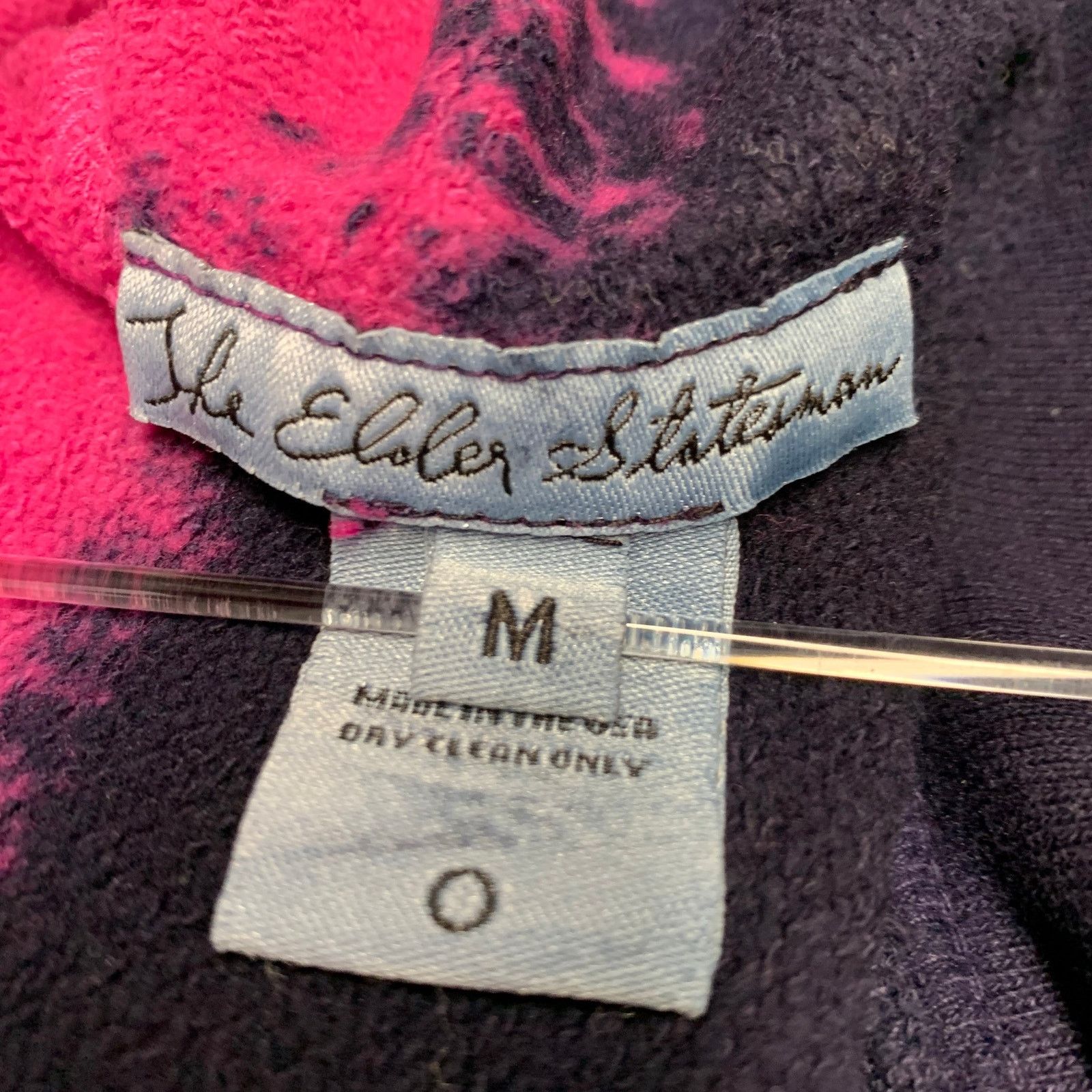 The Elder Statesman THE ELDER STATESMAN Pink Navy Color Block Cotton Sweatshirt Size US M / EU 48-50 / 2 - 4 Thumbnail