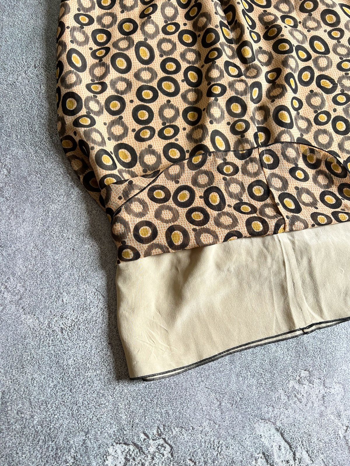 Etro × Vintage Vintage Etro Milano Silk Midi Pattern Skirt Women’s Size 44 Size 30" / US 8 / IT 44 - 4 Thumbnail