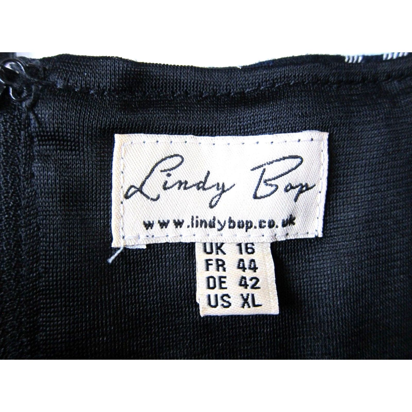 Vintage Lindy Bop Blue Black Plaid Tartan Retro Vintage Style Festive Sheath Dress XL Size XL / US 12-14 / IT 48-50 - 3 Thumbnail