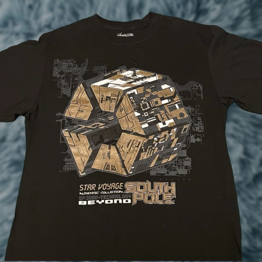 Southpole VINTAGE Southpole Star Wars Star Voyage VTG Shirt Mens Size L Black Hip Hop Punk Y2K Star Wars Vintage Star Voyage T-Shirt Mens L Black Hip Hop Punk Size US L / EU 52-54 / 3 - 1 Thumbnail