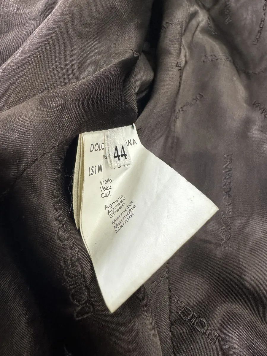 Dolce & Gabbana FW2002 Dolce & Gabbana Pony Hair Camel Calf Leather Duffle Coat Size M / US 6-8 / IT 42-44 - 12 Thumbnail