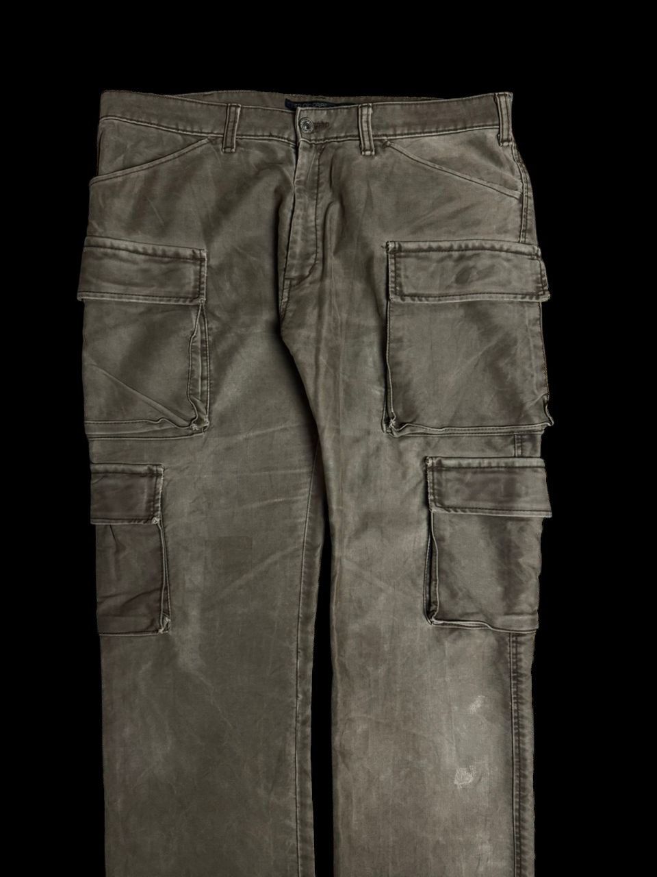 Japanese Brand × Vintage Cargo multi-pocket studio orire ships pants Size US 35 - 2 Thumbnail