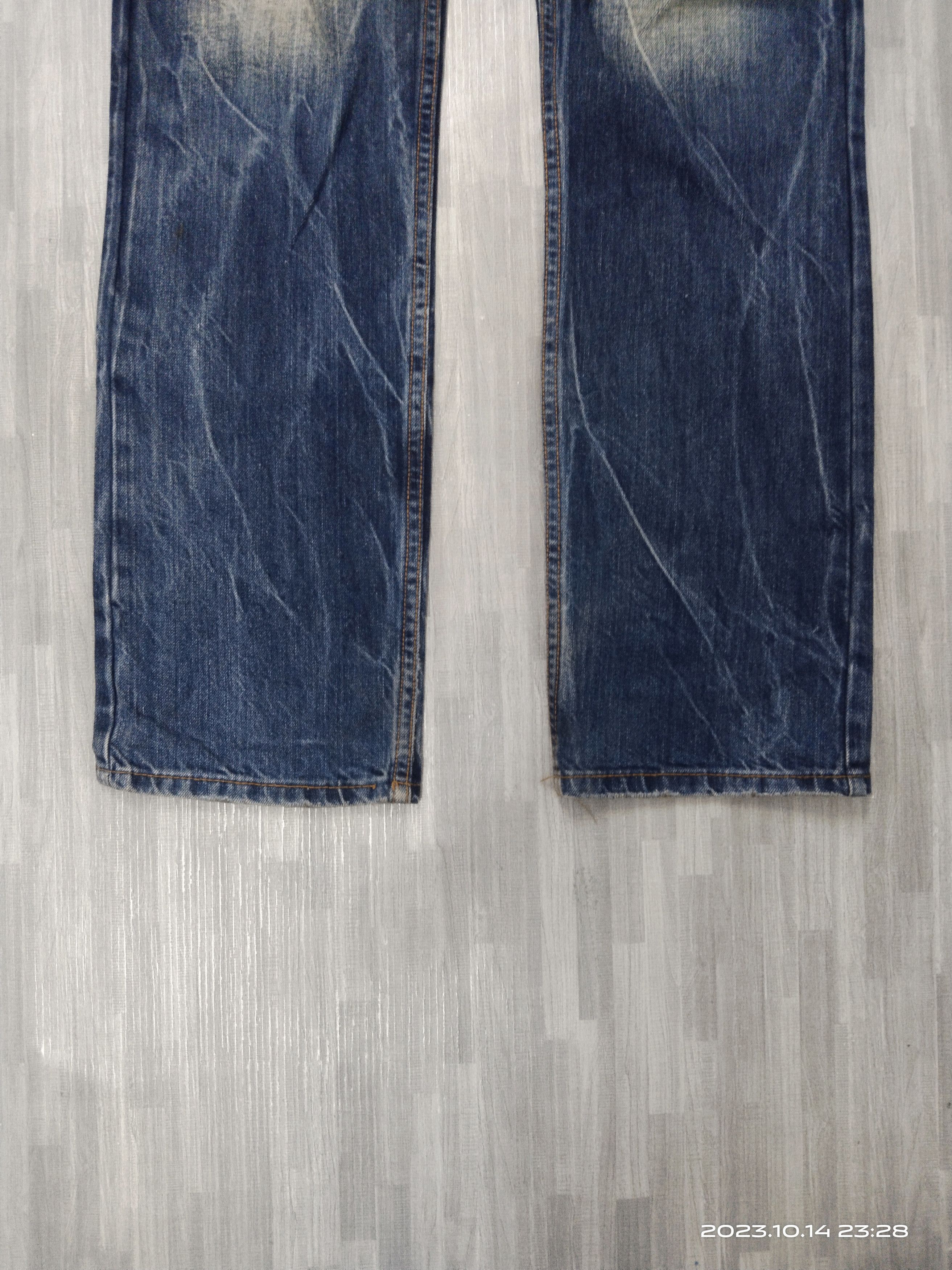 Japanese Brand SICK BUSHPANTS 0ZZ FIRST PINBALL DENIM PANTS Size US 29 - 6 Thumbnail