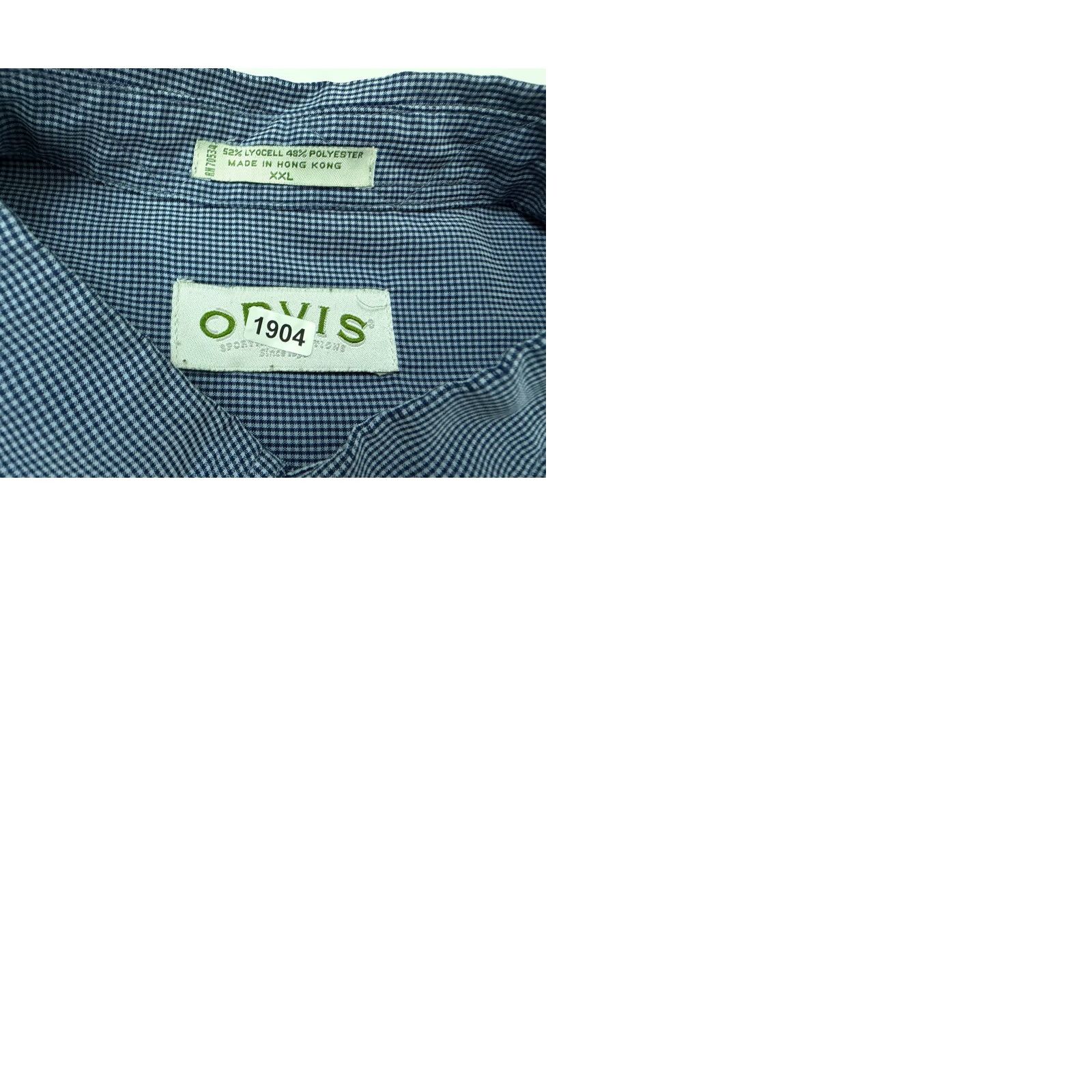 Orvis VINTAGE Orvis Shirt Men XXL Check Button Down Lyocell Polyester Outdoors Casual Size US XXL / EU 58 / 5 - 10 Thumbnail