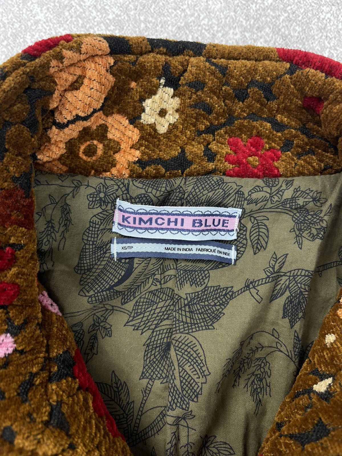 Japanese Brand × Urban Outfitters Kimchi Blue Floral Cropped Jacket Size Xs Size XS / US 0-2 / IT 36-38 - 8 Thumbnail