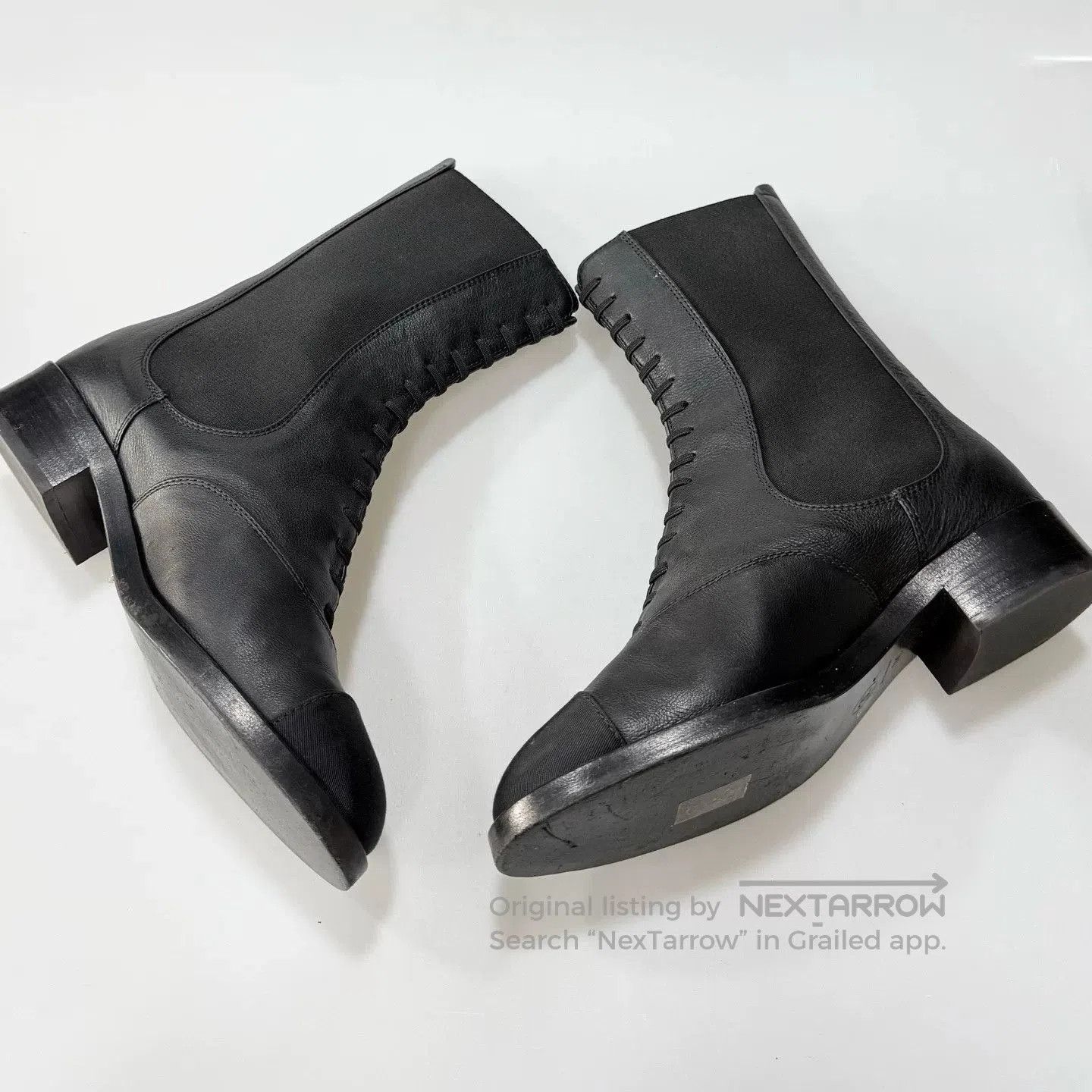 Chanel Chanel Lace-Up Short Boots. Size US 6 / IT 36 - 3 Thumbnail