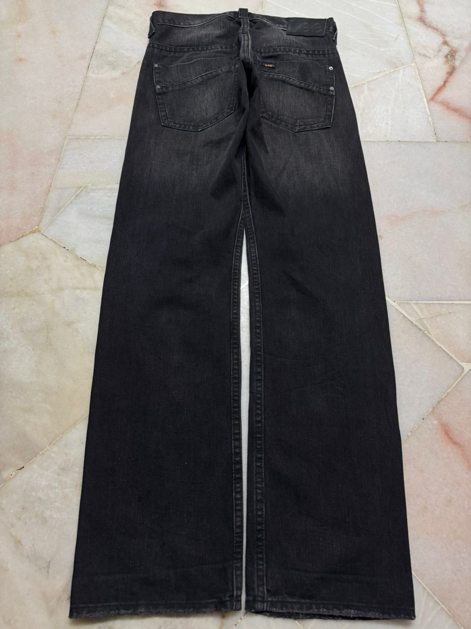 Lee 💥Insane💥Vintage Lee Rusty Mudwash Distressed Black Jeans Size US 29 - 16 Thumbnail