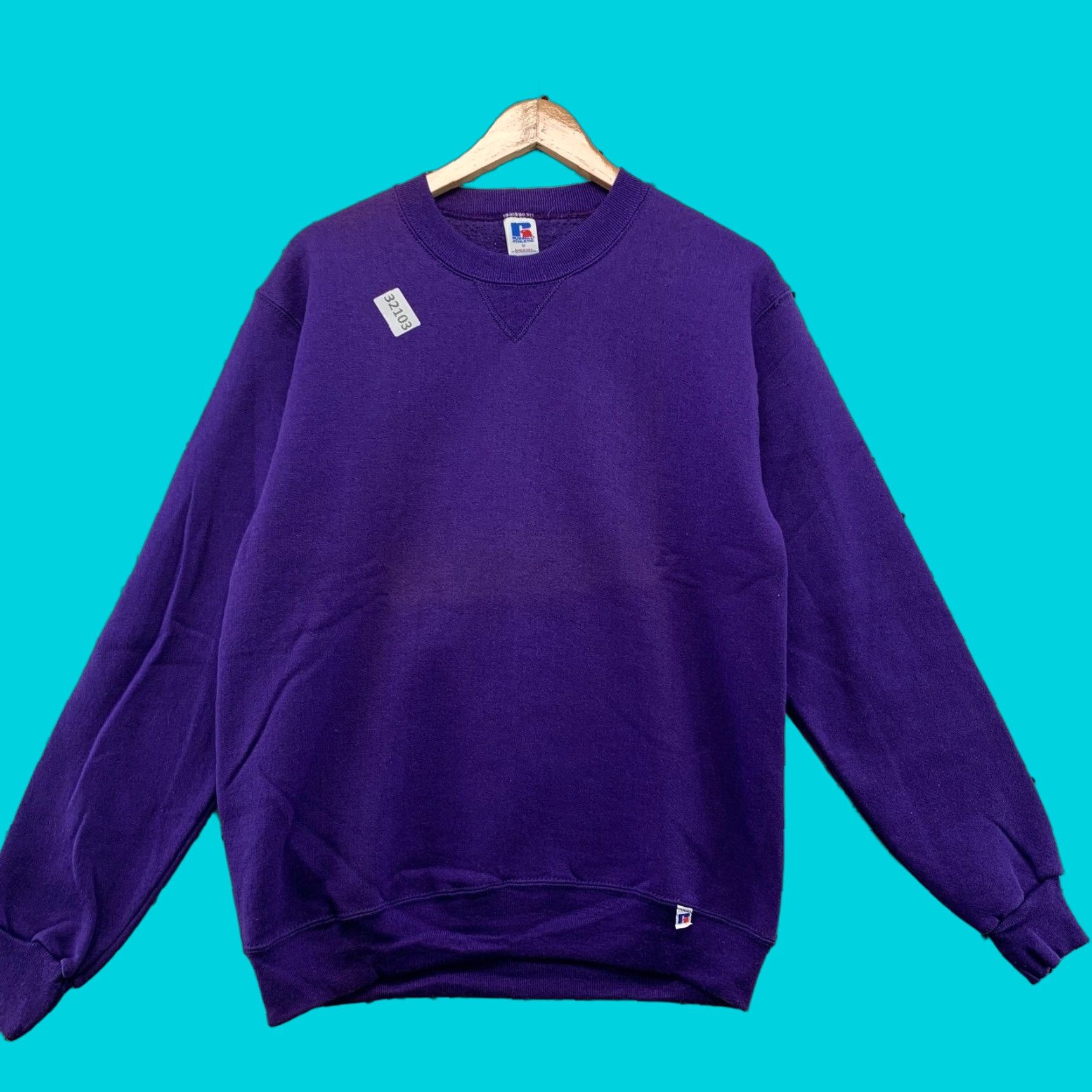 NEW VTG 80s Russell Athletic Crewneck Sweatshirt Mens Medium