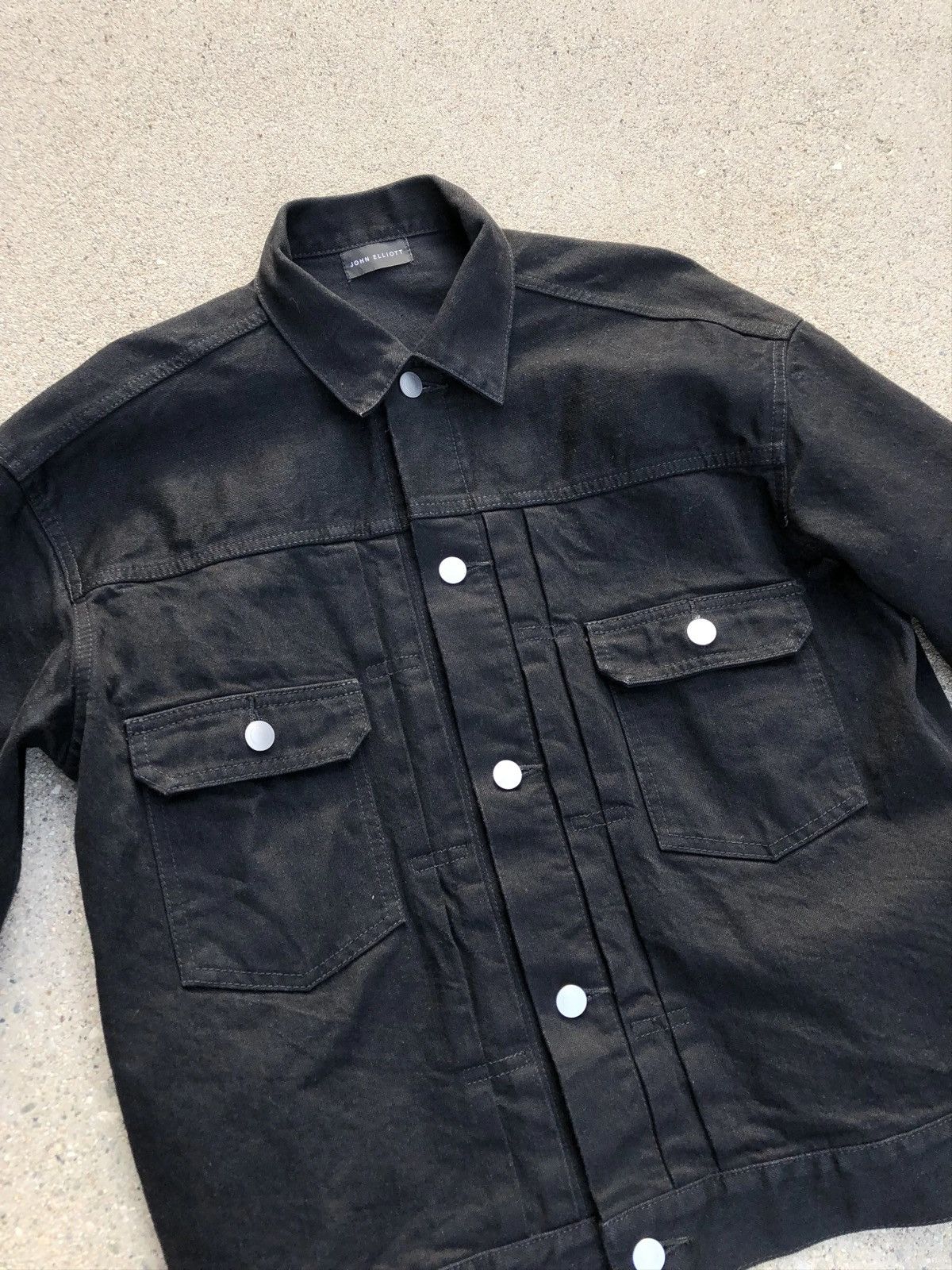 John Elliott John Elliott Raw Obsidian Type 2 Jacket - Size Small Size US S / EU 44-46 / 1 - 2 Thumbnail