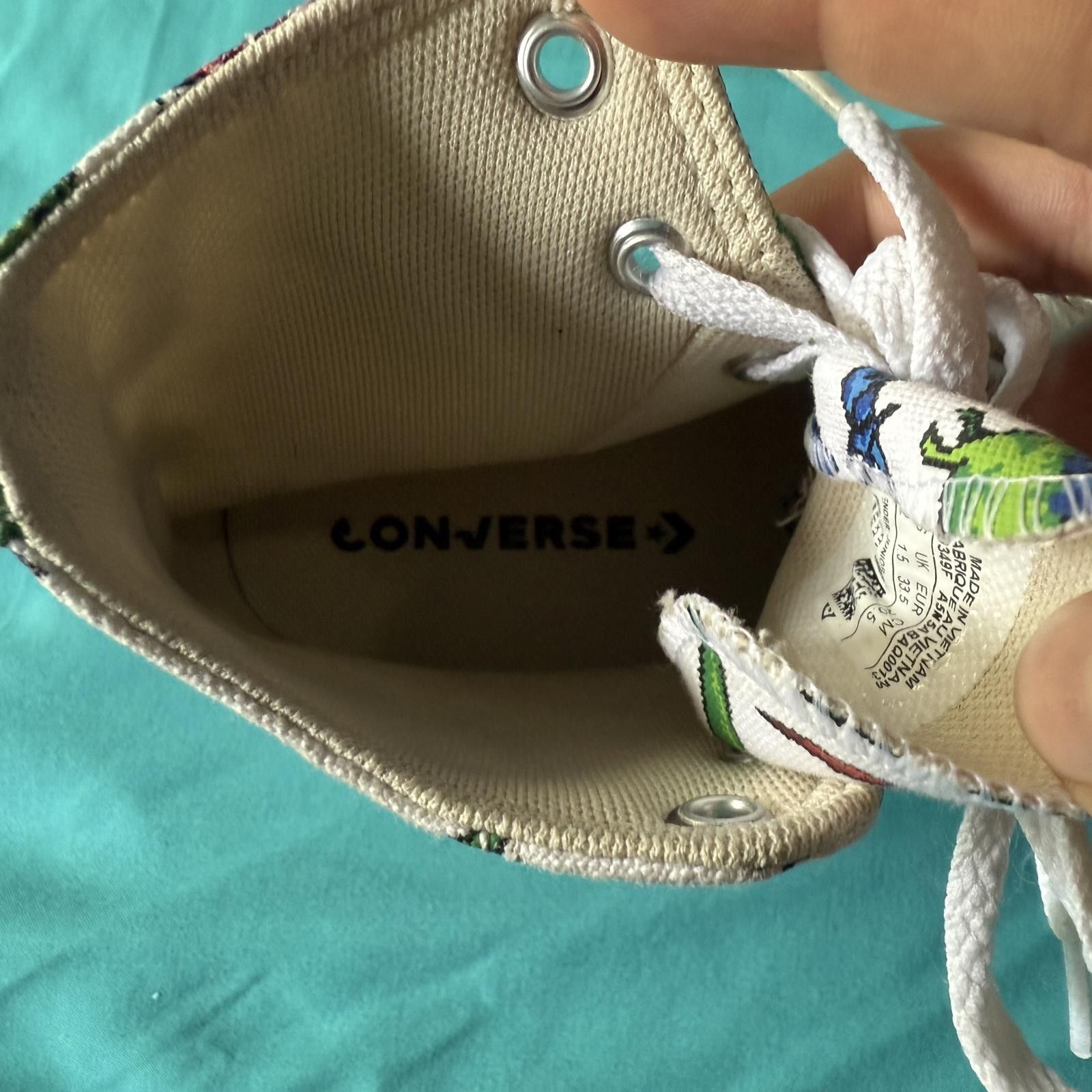 Converse Converse Chuck Taylor All Star dinosaur sneakers size 2y Size US 5 / EU 37 - 7 Thumbnail