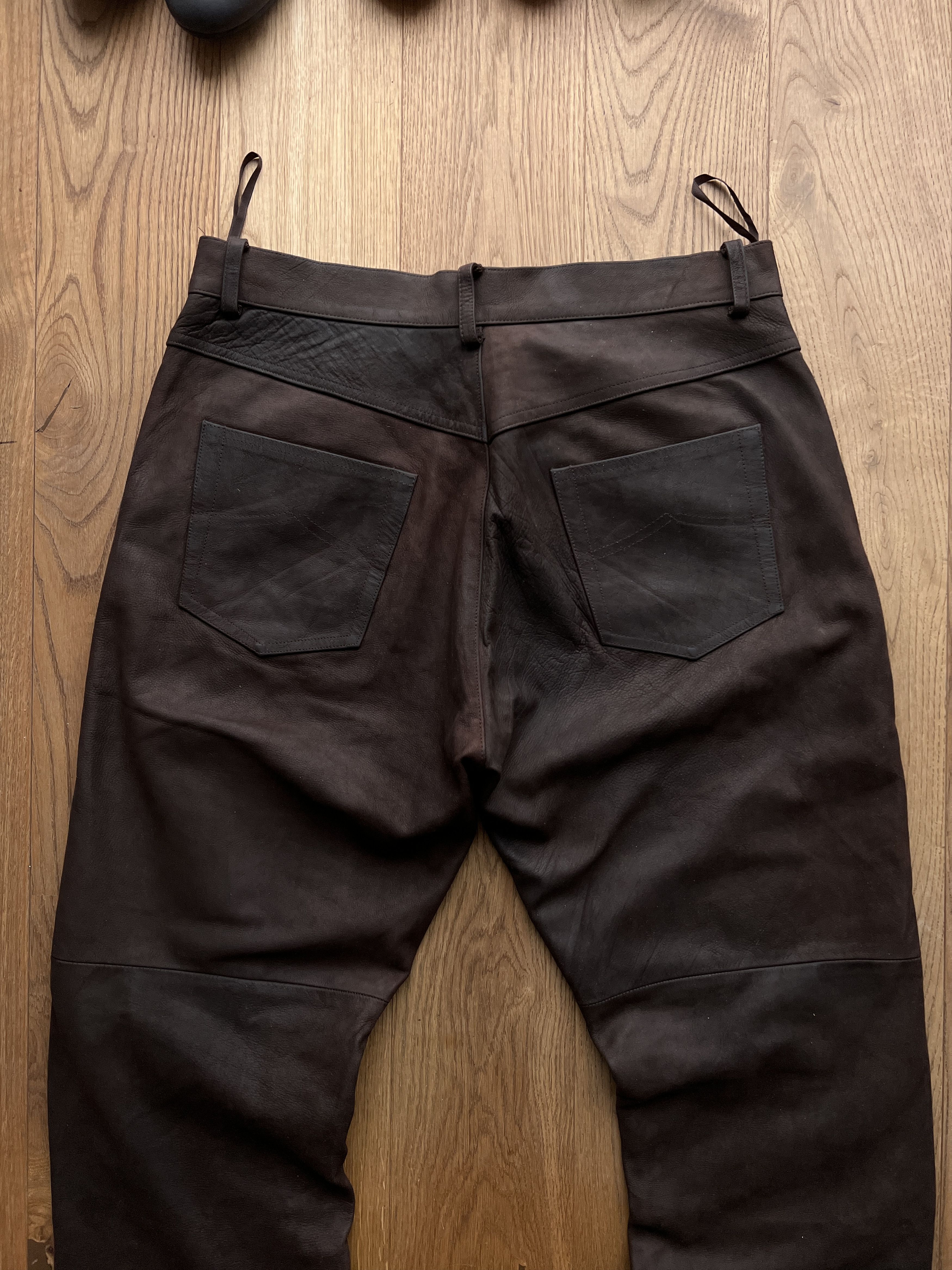 Hysteric Glamour Cowboy core vintage soft leather pants opium japanese style Size US 34 / EU 50 - 10 Thumbnail