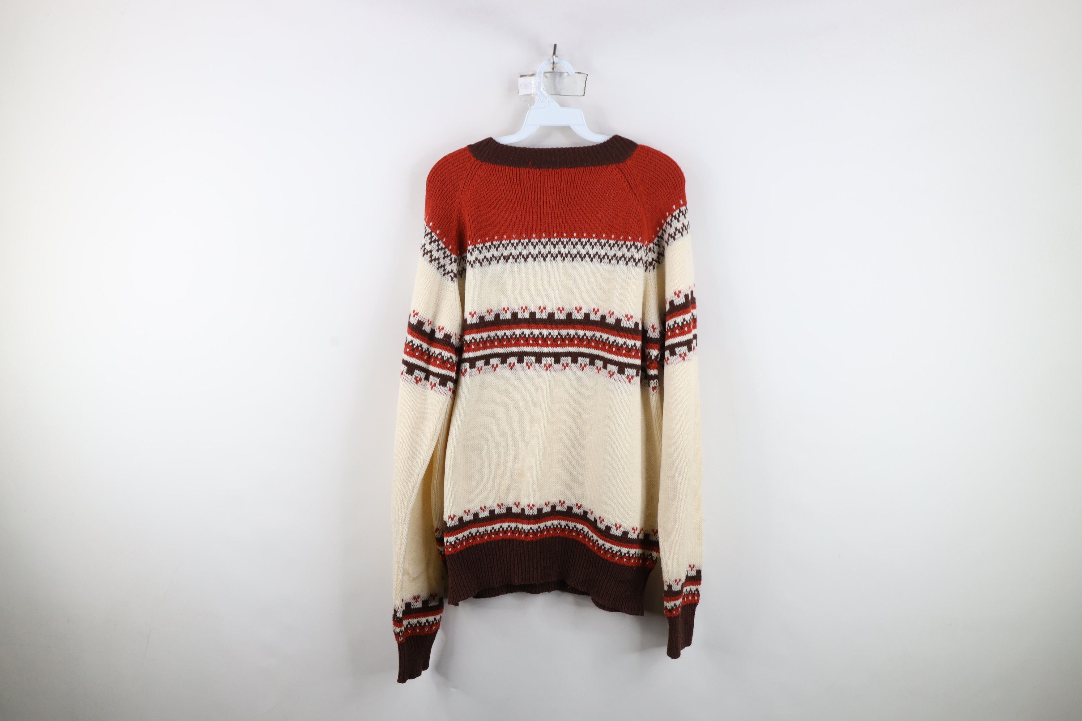 Vintage Vintage 60s 70s Mid Century Modern MCM Sweater Earth Tone Size US XL / EU 56 / 4 - 12 Thumbnail