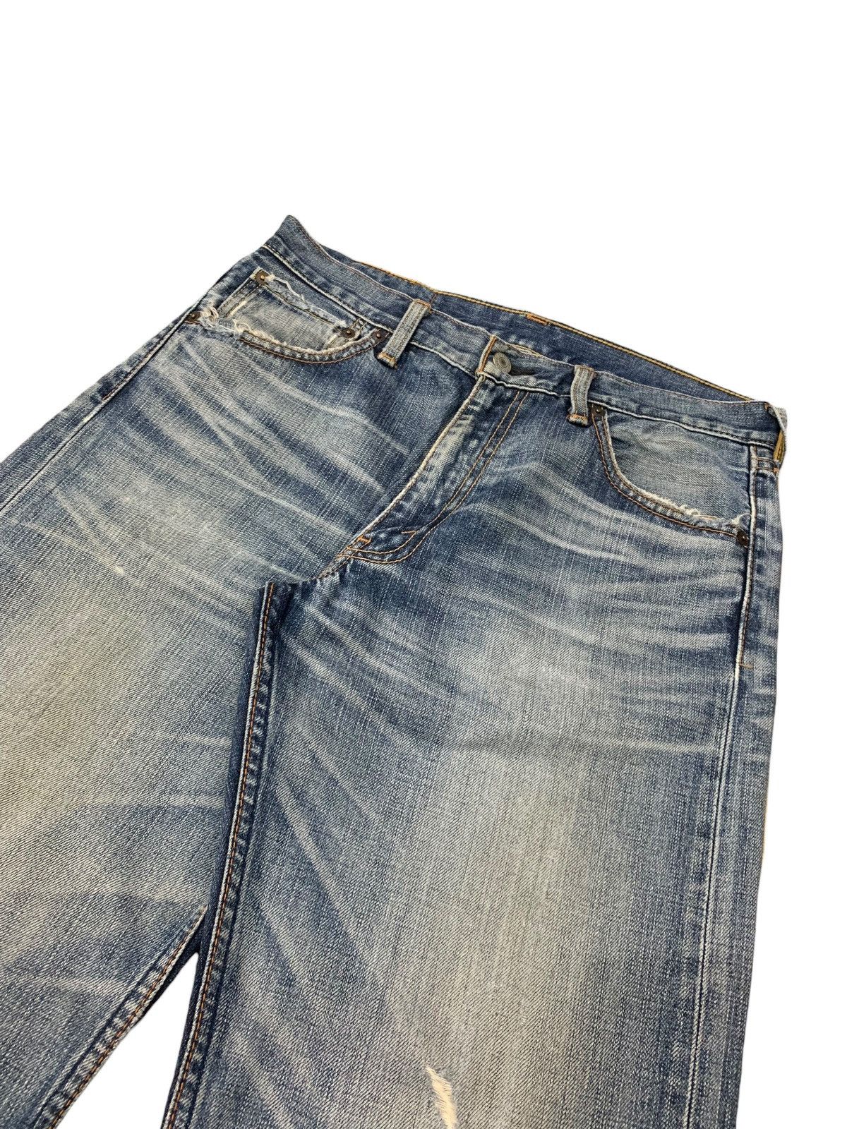 Levi's Levis 703 Distressed Paint Marks Denim Pants (AB36) Size US 30 / EU 46 - 7 Thumbnail
