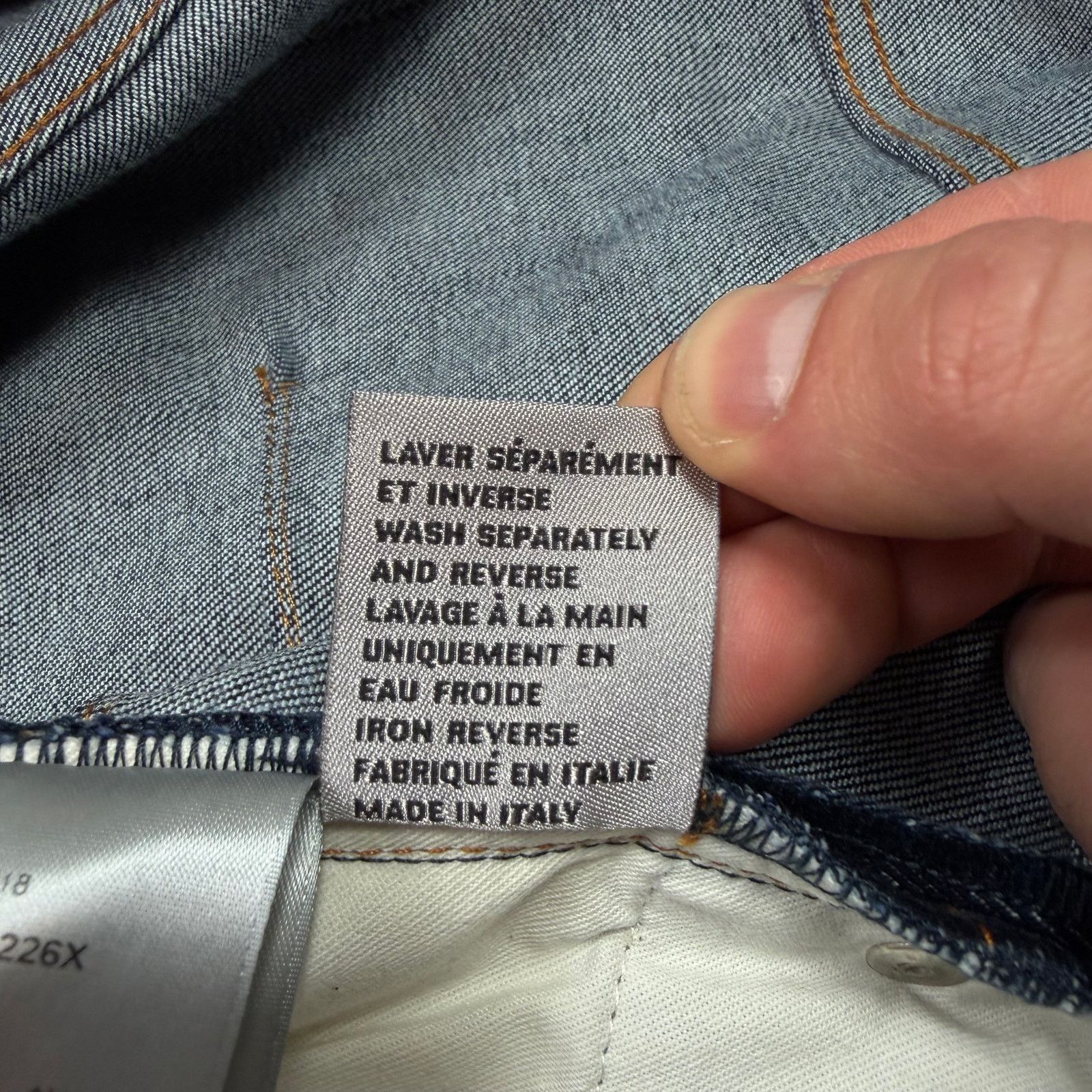 Dior Christian Dior Oblique Denim Jean Size US 38 / EU 54 - 8 Thumbnail