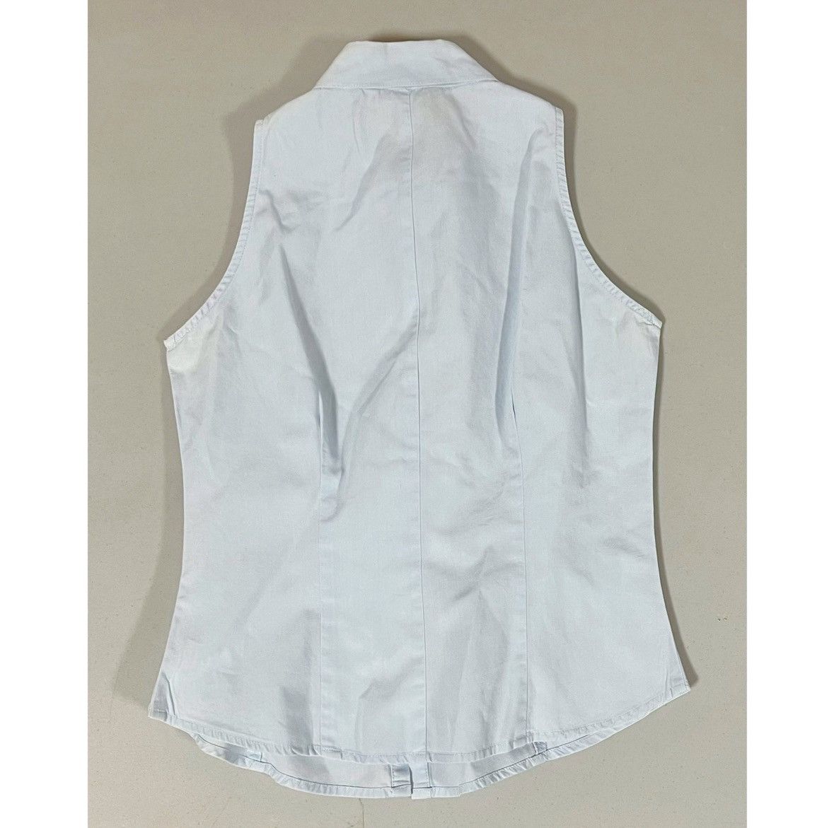 Zara Zara Collared Sleeveless Button-Down Shirt Top Blouse Size S Size S / US 4 / IT 40 - 5 Thumbnail