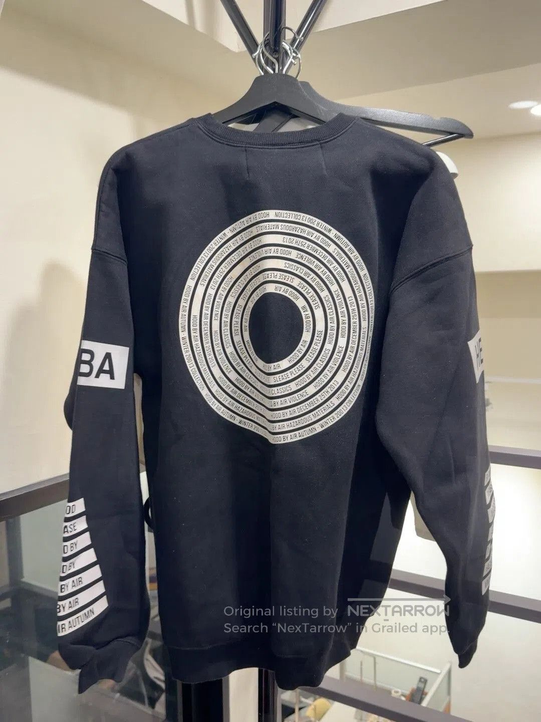 Hood By Air HBA Black Hoodie with Classic Logo. Size US M / EU 48-50 / 2 - 2 Thumbnail