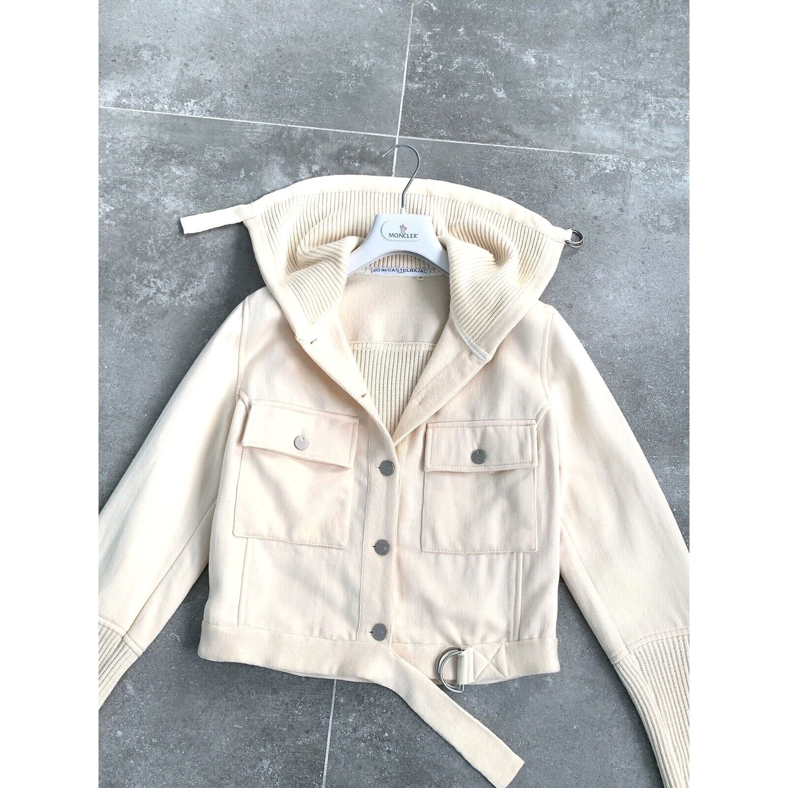 Designer × Jean Charles De Castelbajac JC DE CASTELBAJAC Knit Bomber Cardigan Sweater IT 42 EU 38 M Size M / US 6-8 / IT 42-44 - 2 Thumbnail