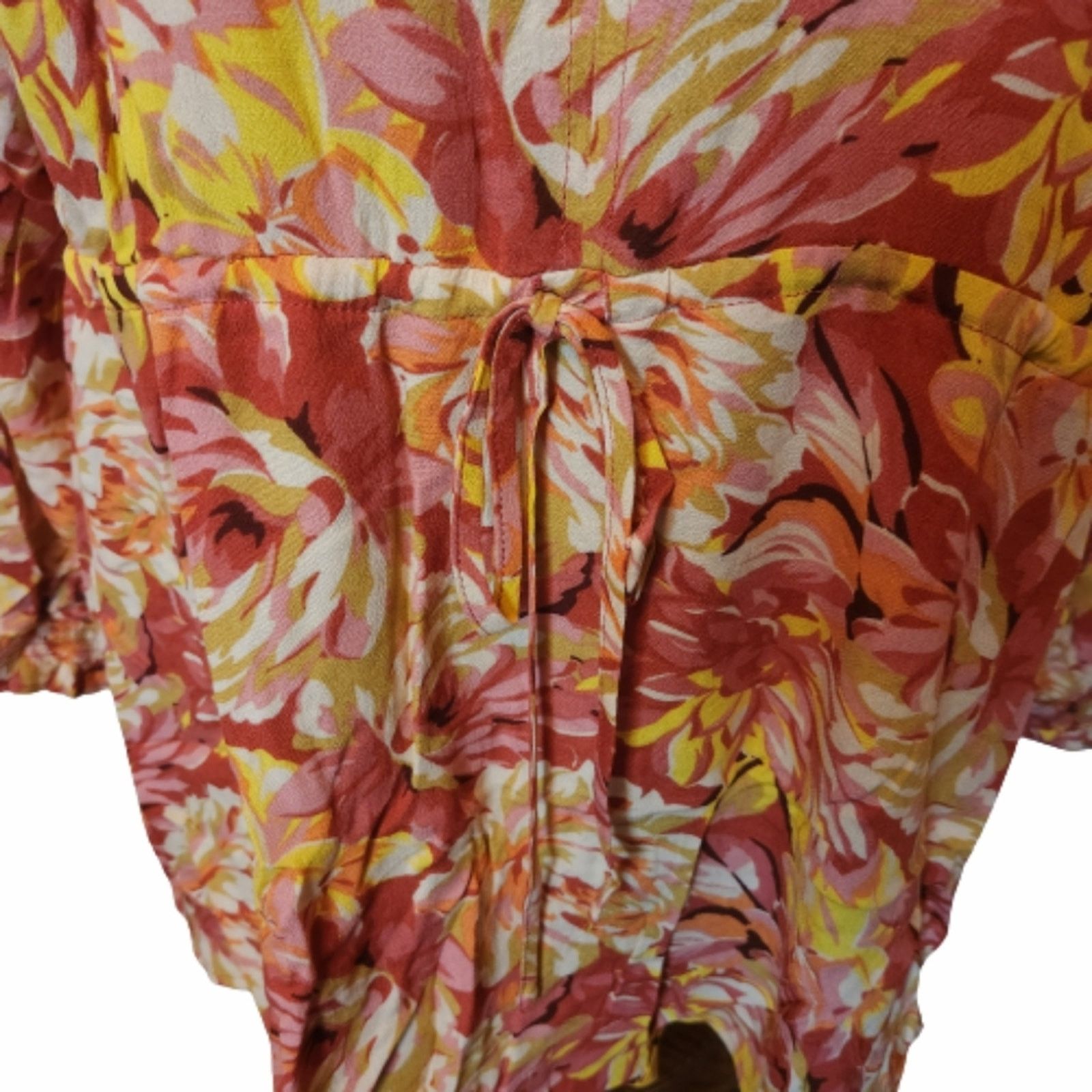 Torrid TORRID ☆ AUTUMN COLORS ☆ TAJ NECK BLOUSE 5x ☆ NWT Size 4XL / US 24-26 - 4 Thumbnail
