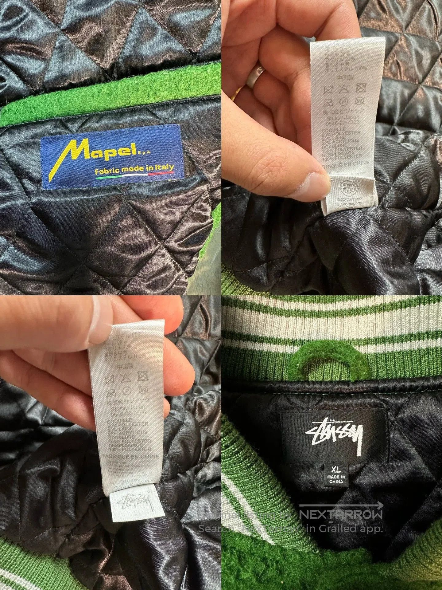 Stussy stussy fw22 casentino wool varsity jacket. Size US XL / EU 56 / 4 - 5 Thumbnail