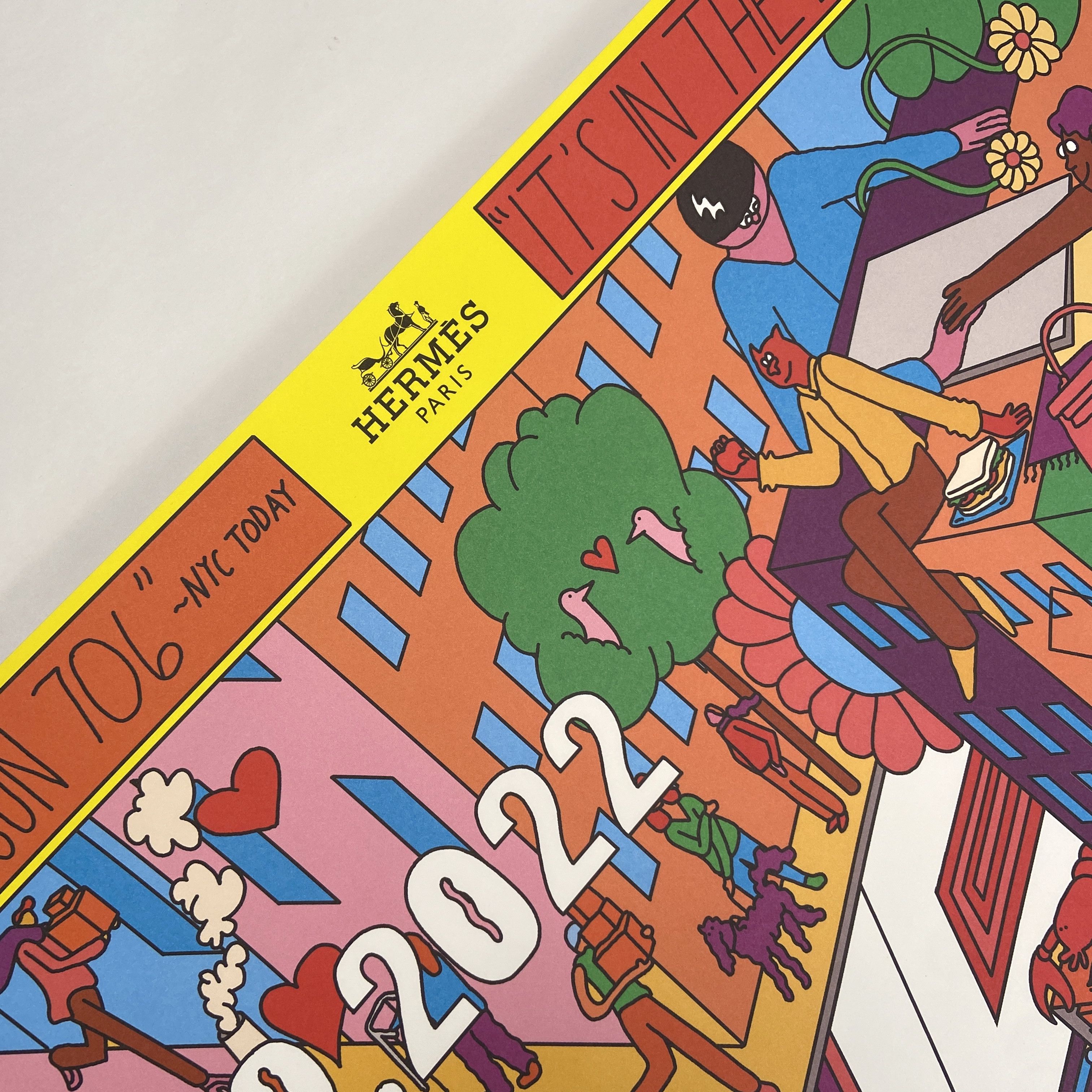 Hermes HERMÈS MIKE PERRY PRINT POSTER LIMITED EDITION AUTHENTIC Size ONE SIZE - 2 Thumbnail