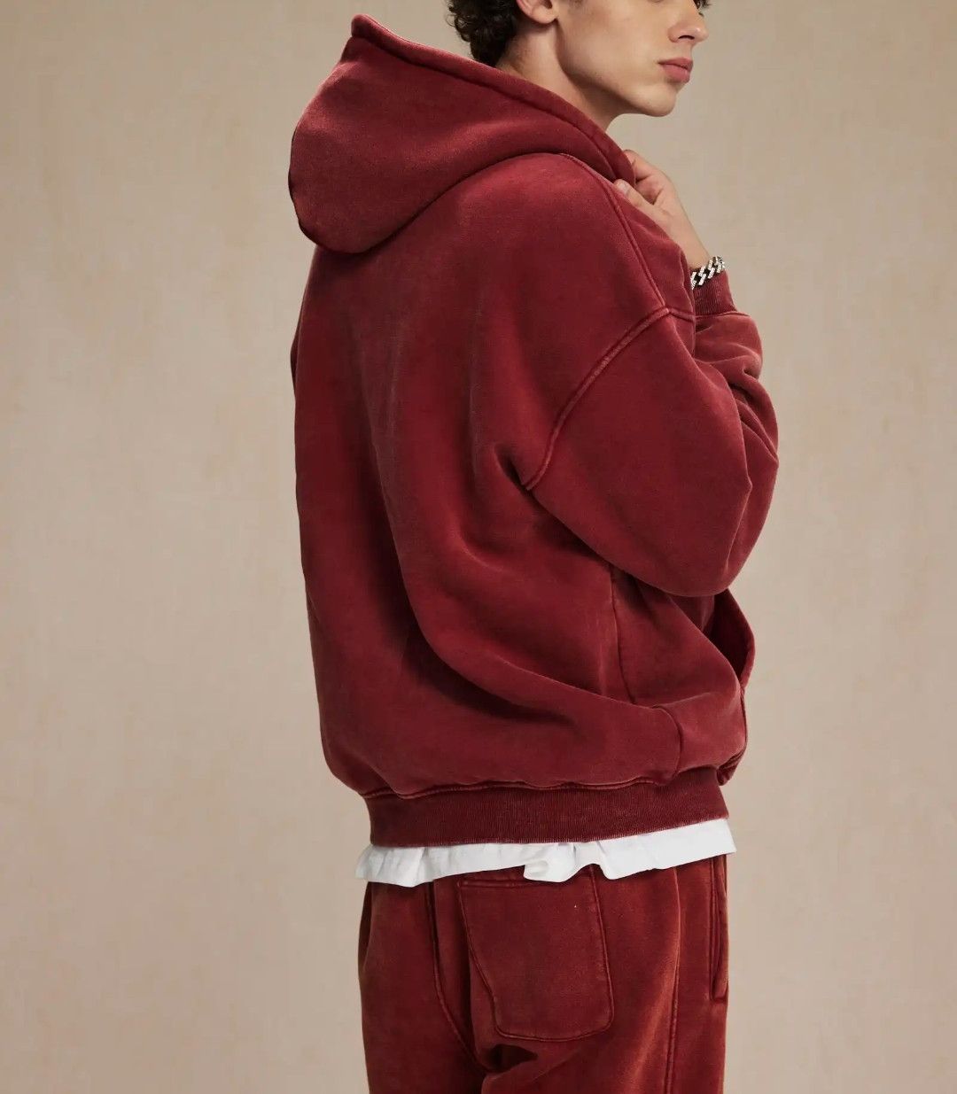 Japanese Brand Layering Hoodie Vintage Y2K Baggy Work Wear Style Size US XL / EU 56 / 4 - 4 Thumbnail