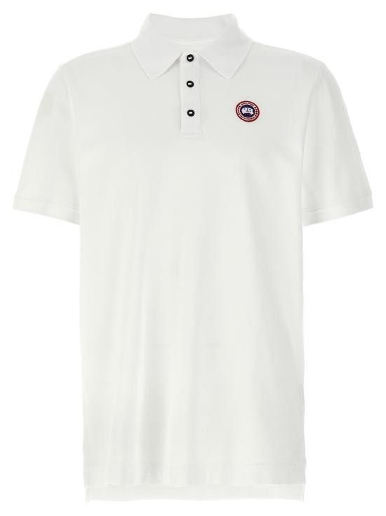 Canada Goose CANADA GOOSE Men Polo Shirts 1600M 25 White Size US M / EU 48-50 / 2 - 1 Thumbnail