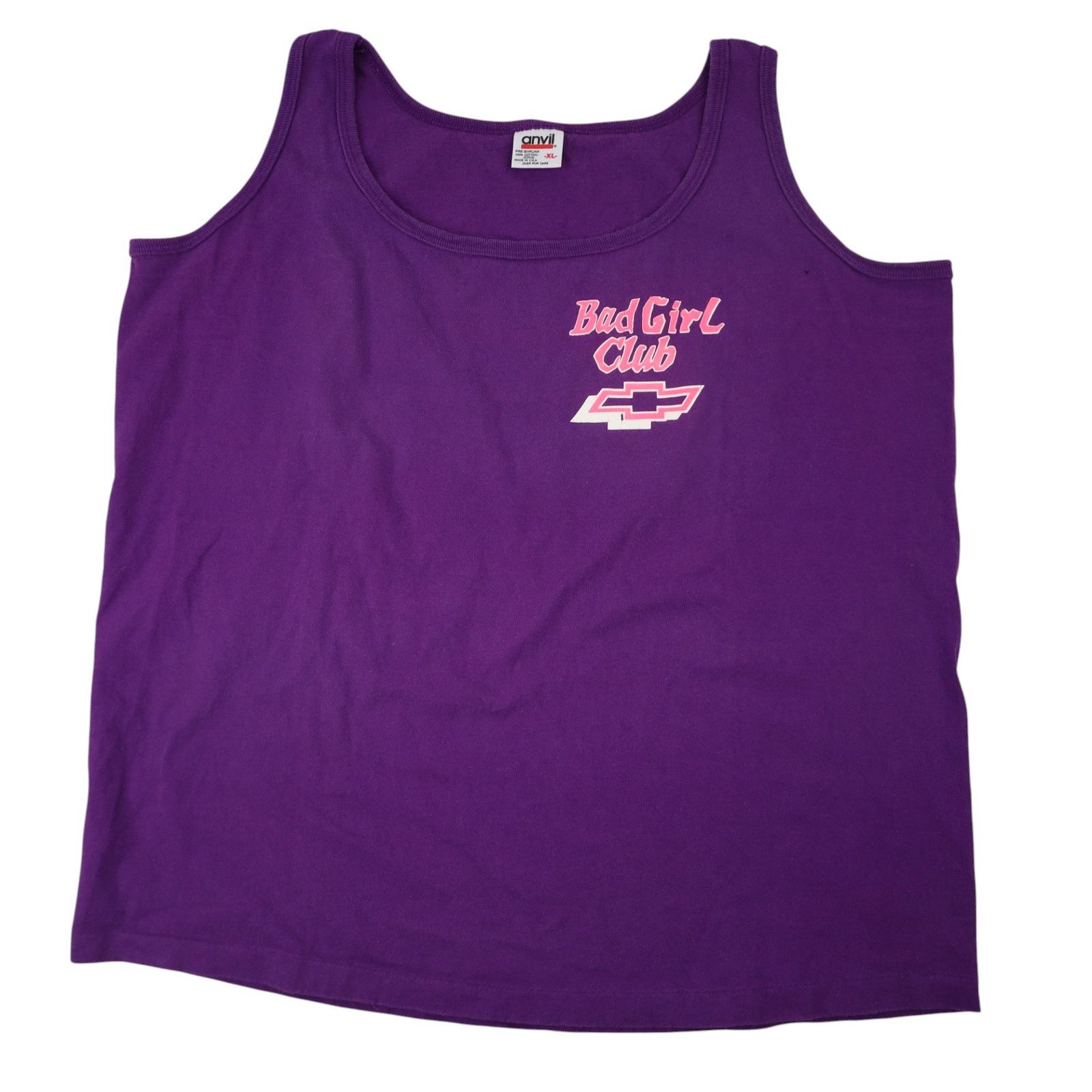 Chevrolet × Vintage Vintage Chevy "Bad Girl Club" Graphic Tank top Size XL / US 12-14 / IT 48-50 - 1 Thumbnail
