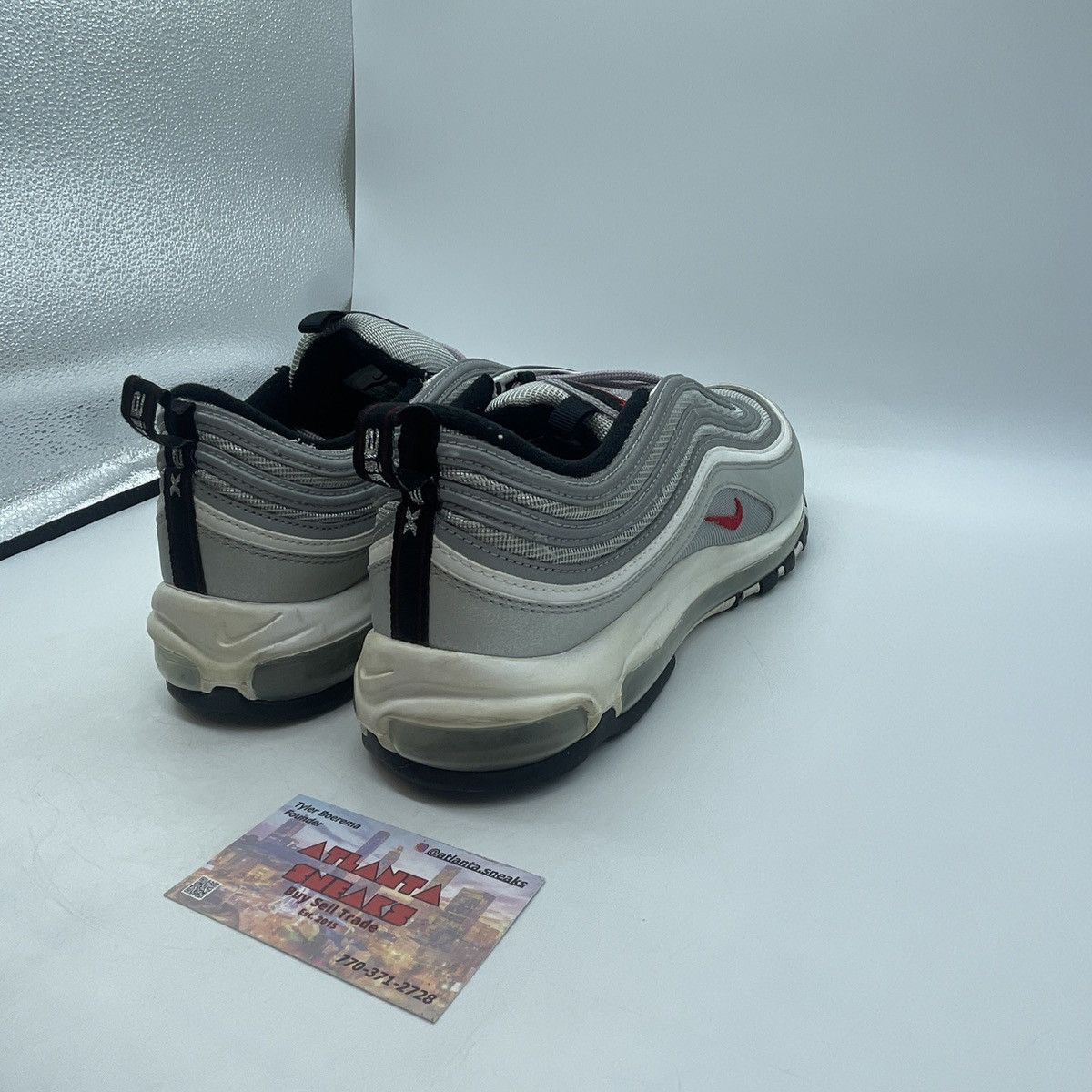 Nike Air max 97 silver bullet Size US 12 / EU 45 - 5 Thumbnail
