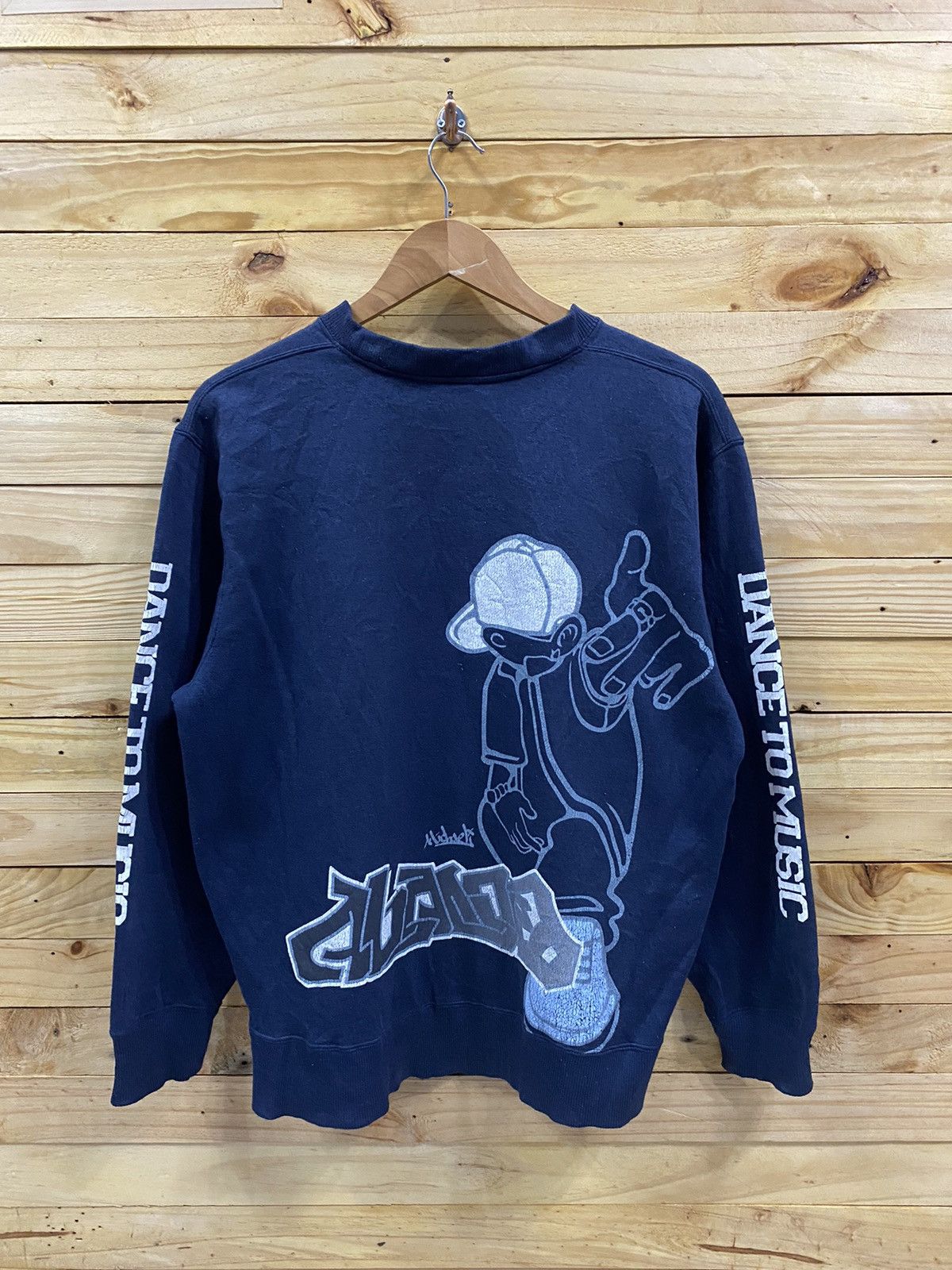 Rap Tees Vintage DACK DIVE dance to music crewneck sweatshirt Size US M / EU 48-50 / 2 - 3 Thumbnail