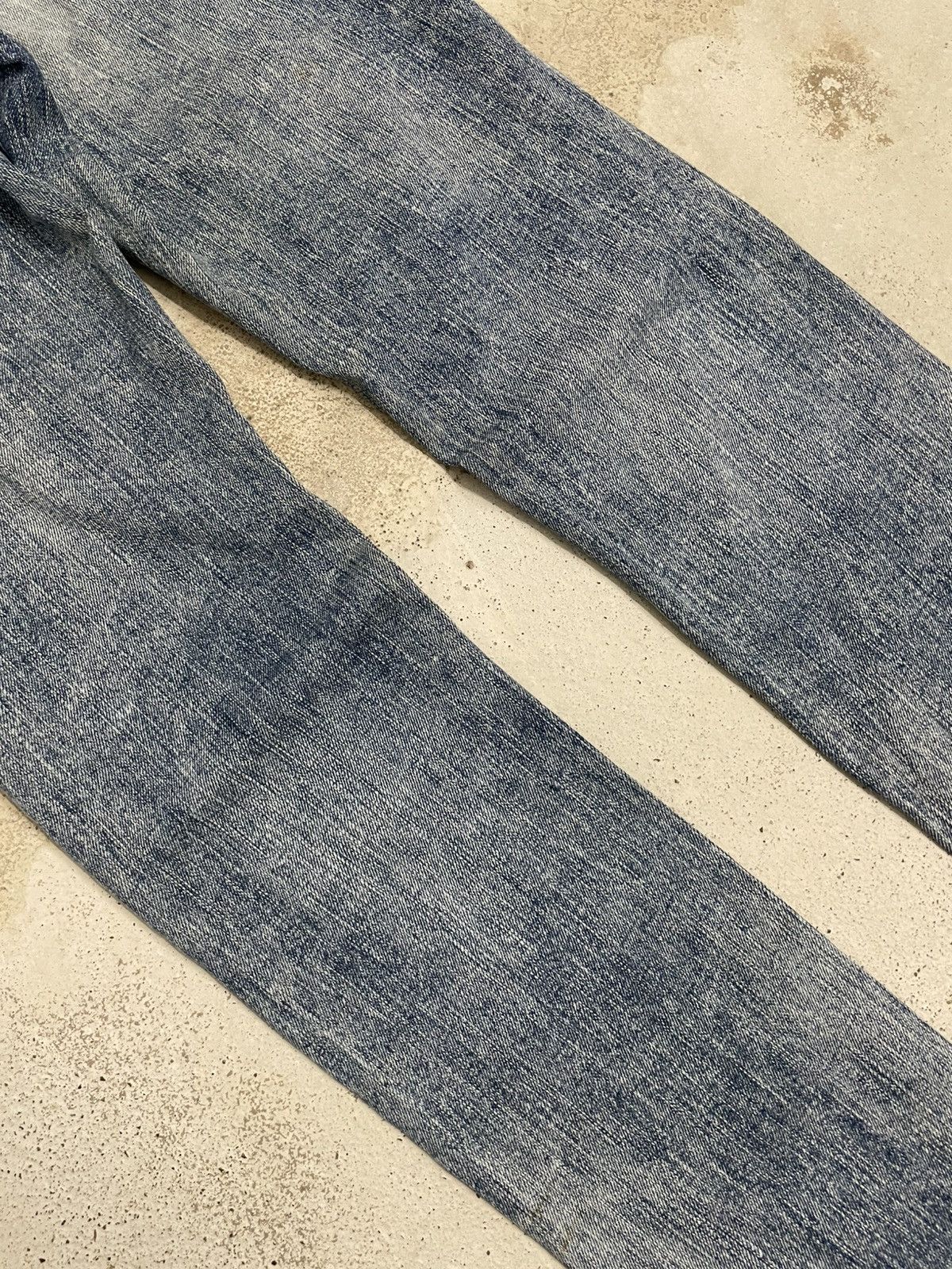 Acid Wash Rusty Skinny Japan Denim