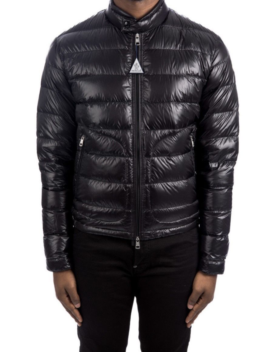 image of Moncler Acorus Giubbotto Size 5 in Black, Men's