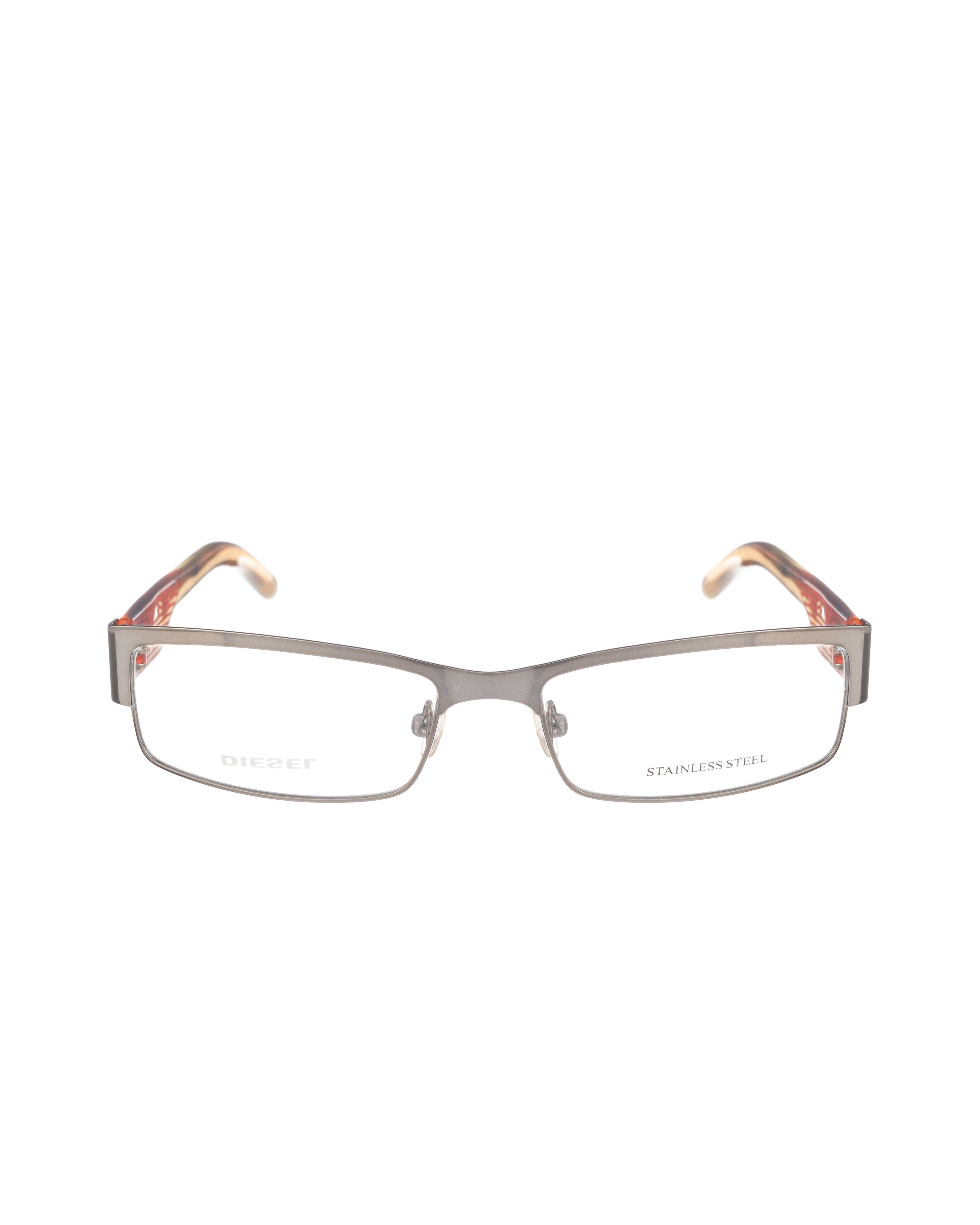 Diesel Diesel 00S Orange and Silver Chrome Classic Glasses Size ONE SIZE - 2 Thumbnail