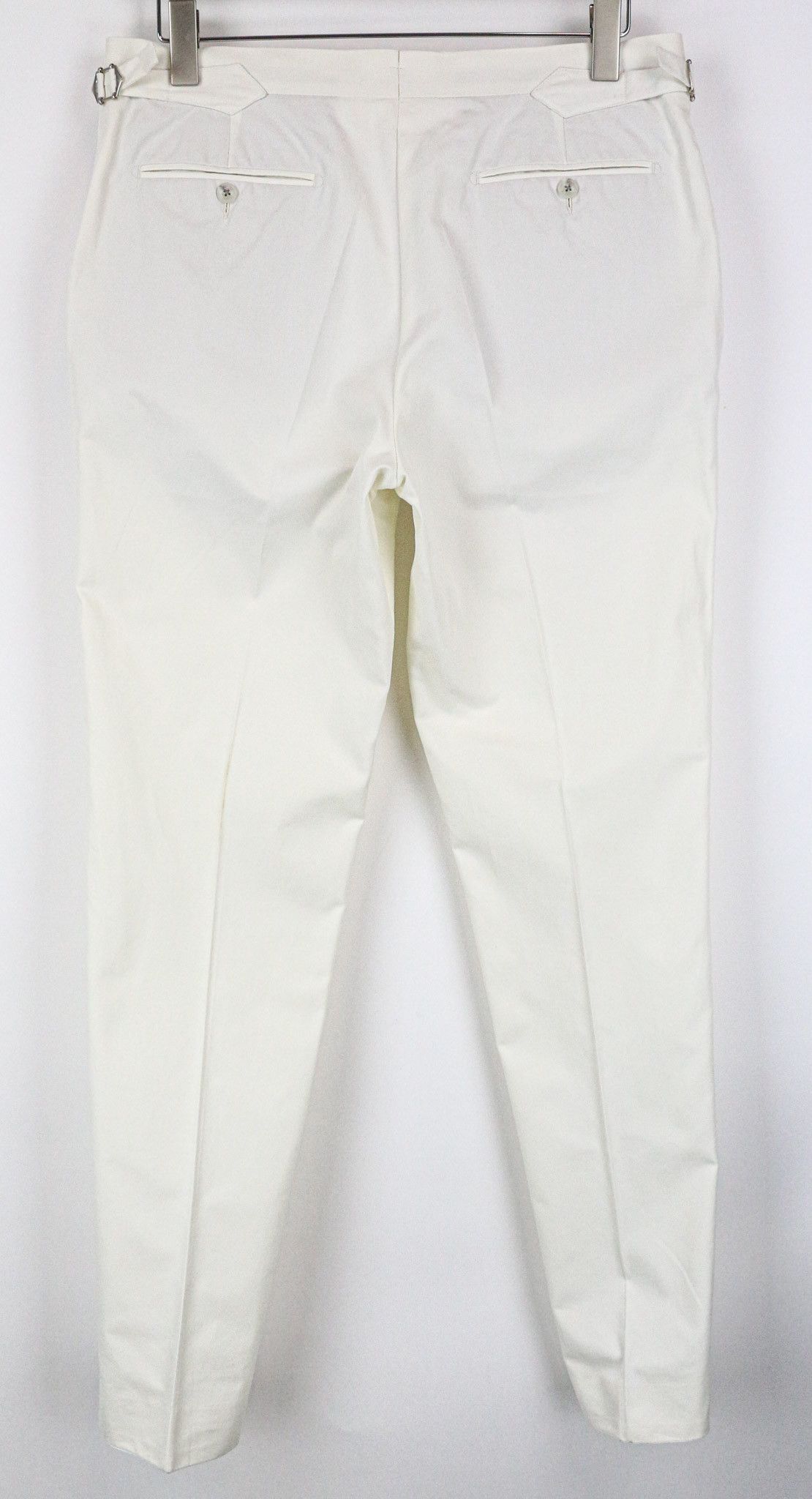 Suitsupply HAVANA UK40R Off-White Slim Cotton 2 Piece Suit 73522 Size 40R - 11 Thumbnail