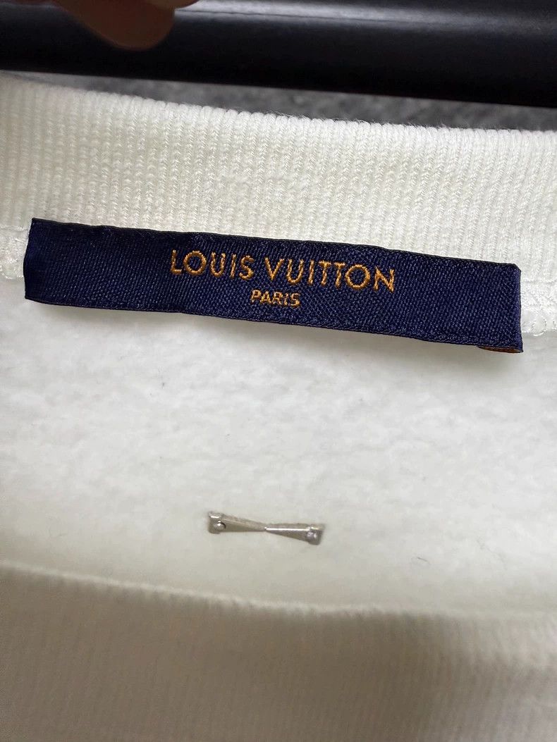 Louis Vuitton Louis Vuitton Pure White Sweatshirt Size US L / EU 52-54 / 3 - 4 Thumbnail