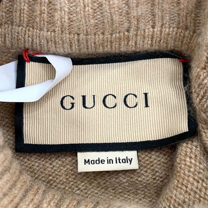 Gucci Gucci Brown turtleneck cashmere knitted sweater 2502-Nextar Size US M / EU 48-50 / 2 - 5 Thumbnail
